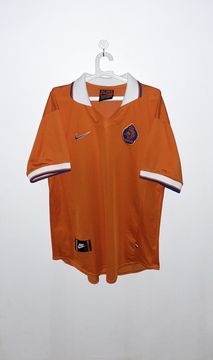 KNVB Netherlands Nike Premier 1997/98 #3 Jaap Stam Home Kit Jersey