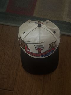 NEW Vintage Rare 1996 Chicago Bulls Champion NBA Sports Hat Cap Vtg  Snapback