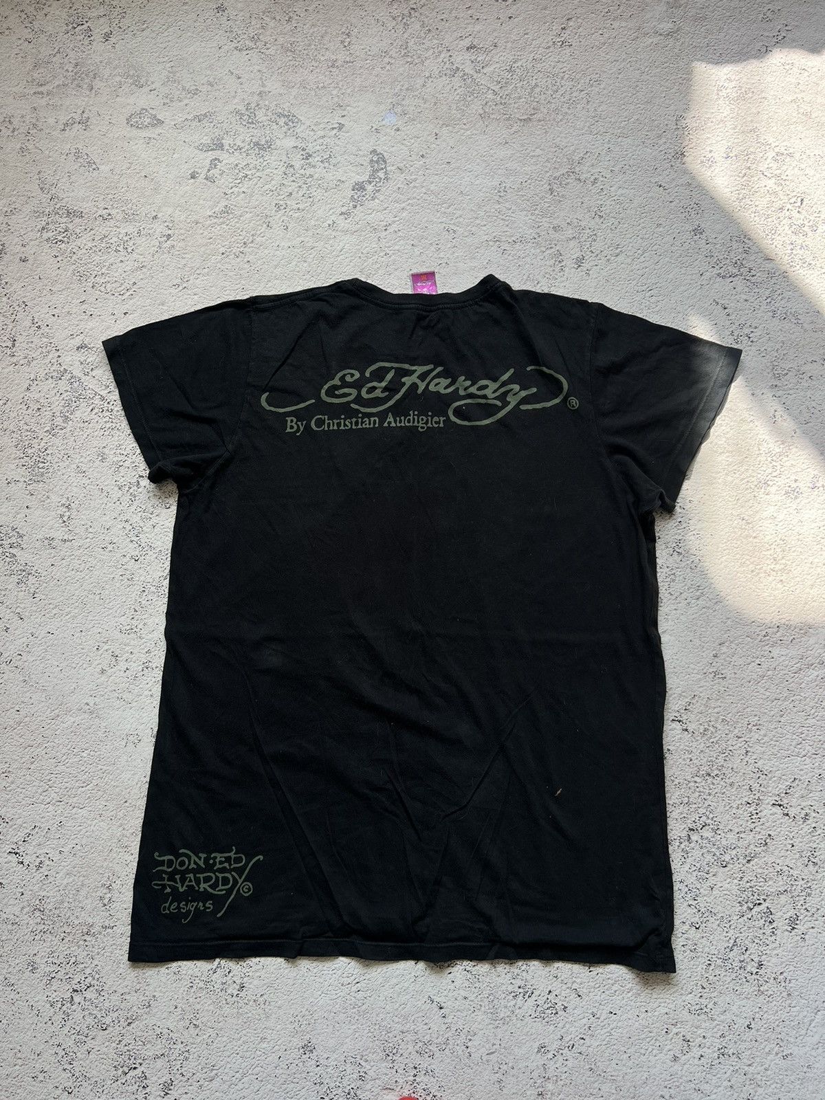 Christian Audigier × Ed Hardy × Vintage Vintage Y2K Ed Hardy by Christian Audigier Tee Shirt Size US M / EU 48-50 / 2 - 12 Thumbnail