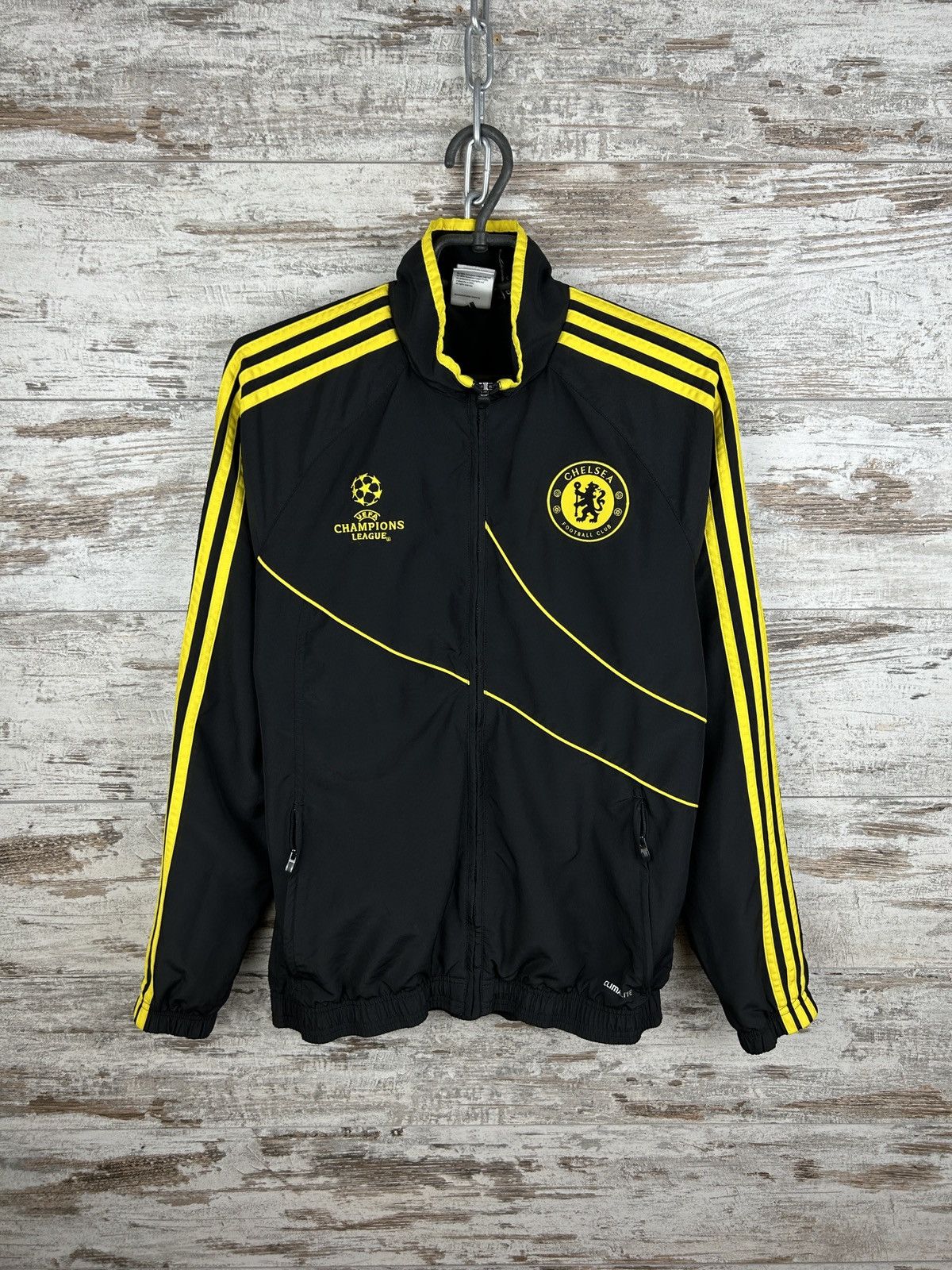 Chelsea Soccer × Vintage Mens Vintage Adidas FC Chelsea Track Jacket Olympic soccer Size US S / EU 44-46 / 1 - 1 Thumbnail