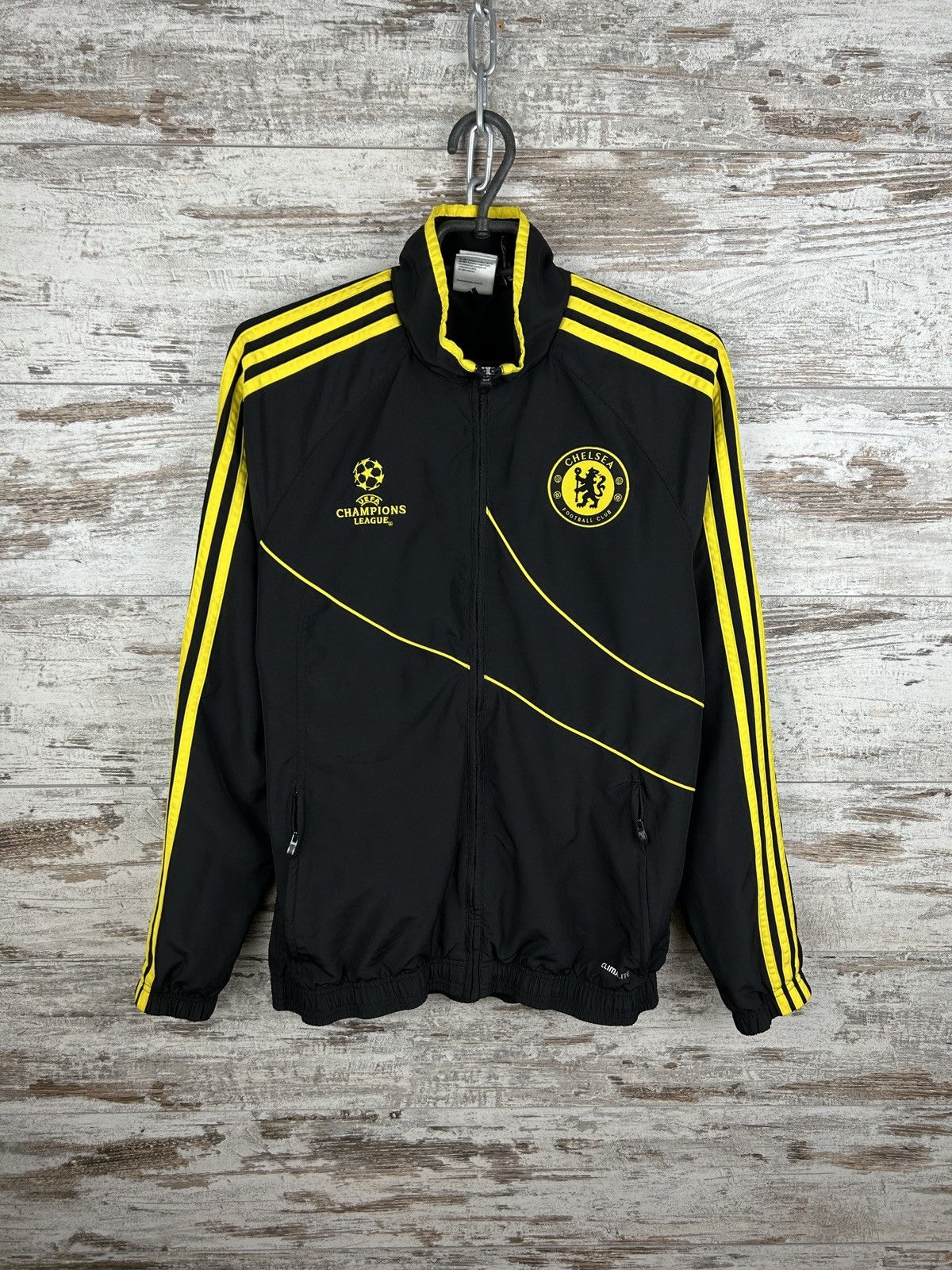 Chelsea Soccer × Vintage Mens Vintage Adidas FC Chelsea Track Jacket Olympic soccer Size US S / EU 44-46 / 1 - 3 Thumbnail