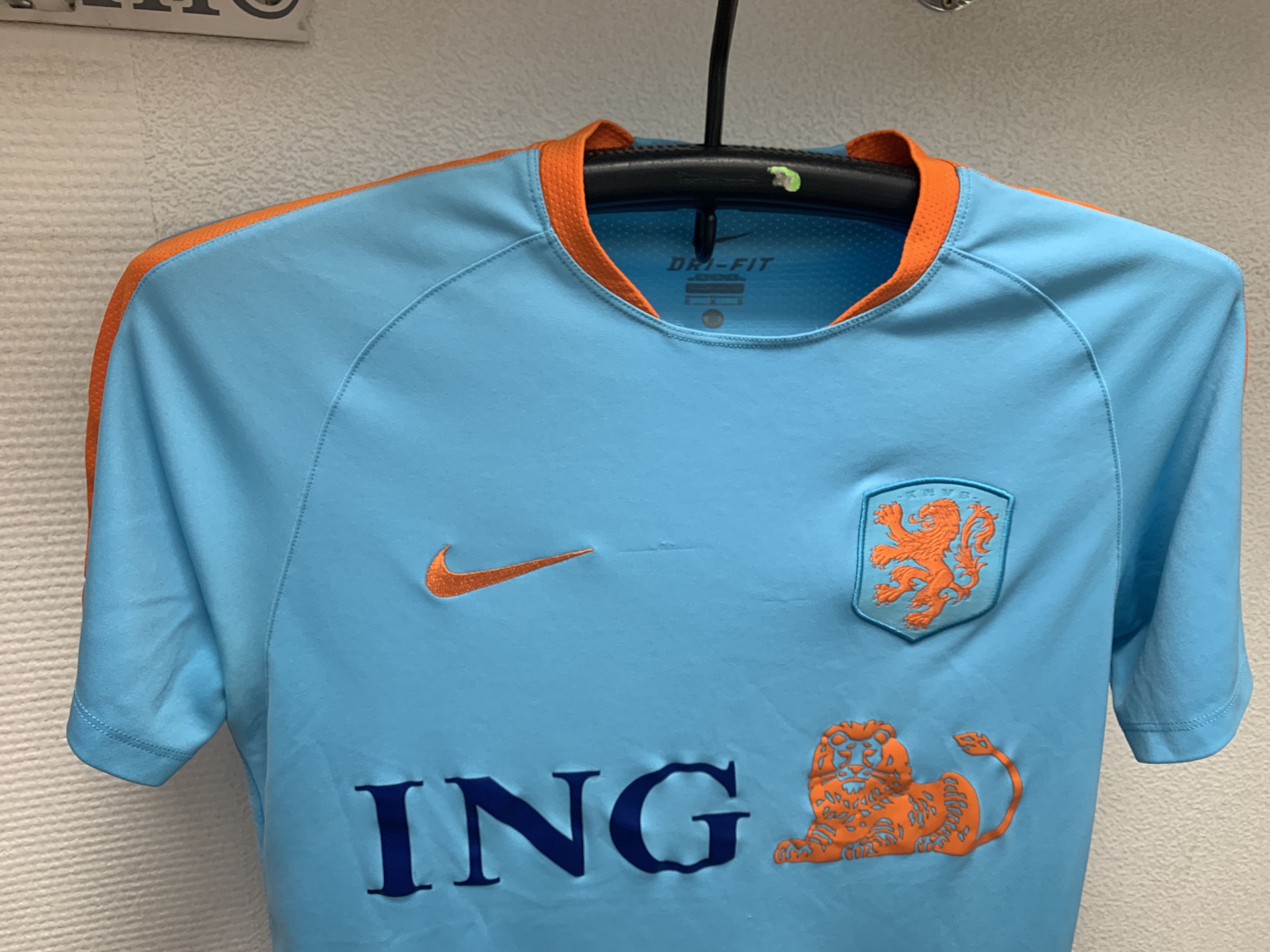Nike Nederland Nike soccer jersey M blue ING Size US M / EU 48-50 / 2 - 2 Thumbnail