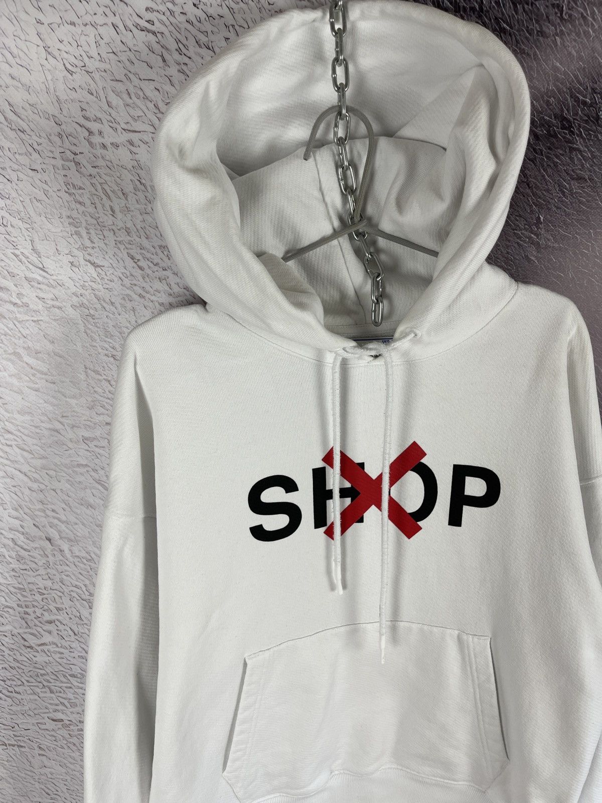 Off-White Off-White Artwork c/o AMO/Samir Bantal big logo hoodie Size US M / EU 48-50 / 2 - 8 Thumbnail