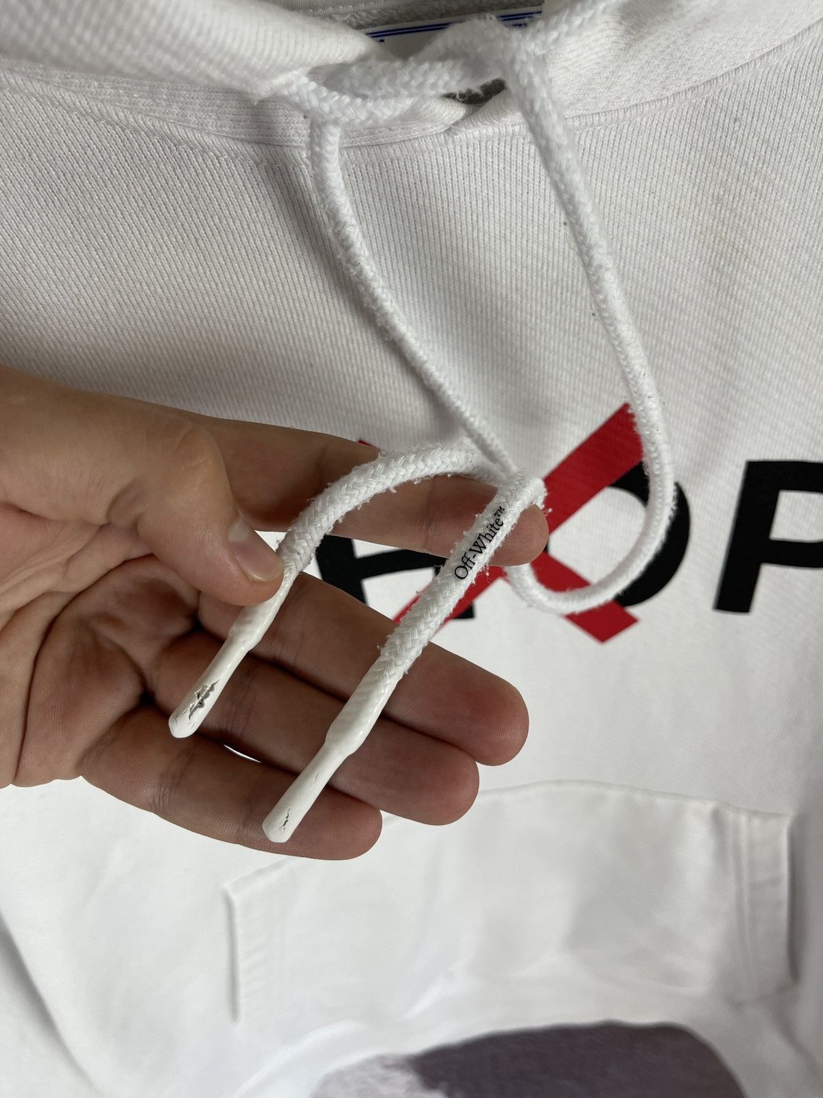 Off-White Off-White Artwork c/o AMO/Samir Bantal big logo hoodie Size US M / EU 48-50 / 2 - 7 Thumbnail