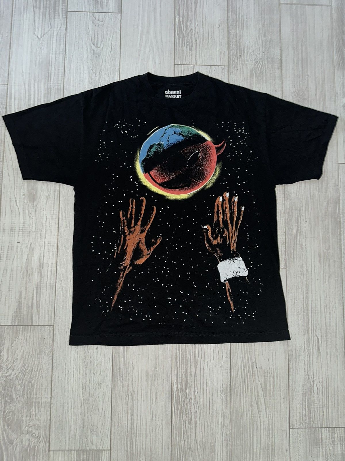 Absent × Market Market x Absent Black Smiley Shirt Size US XL / EU 56 / 4 - 1 Thumbnail