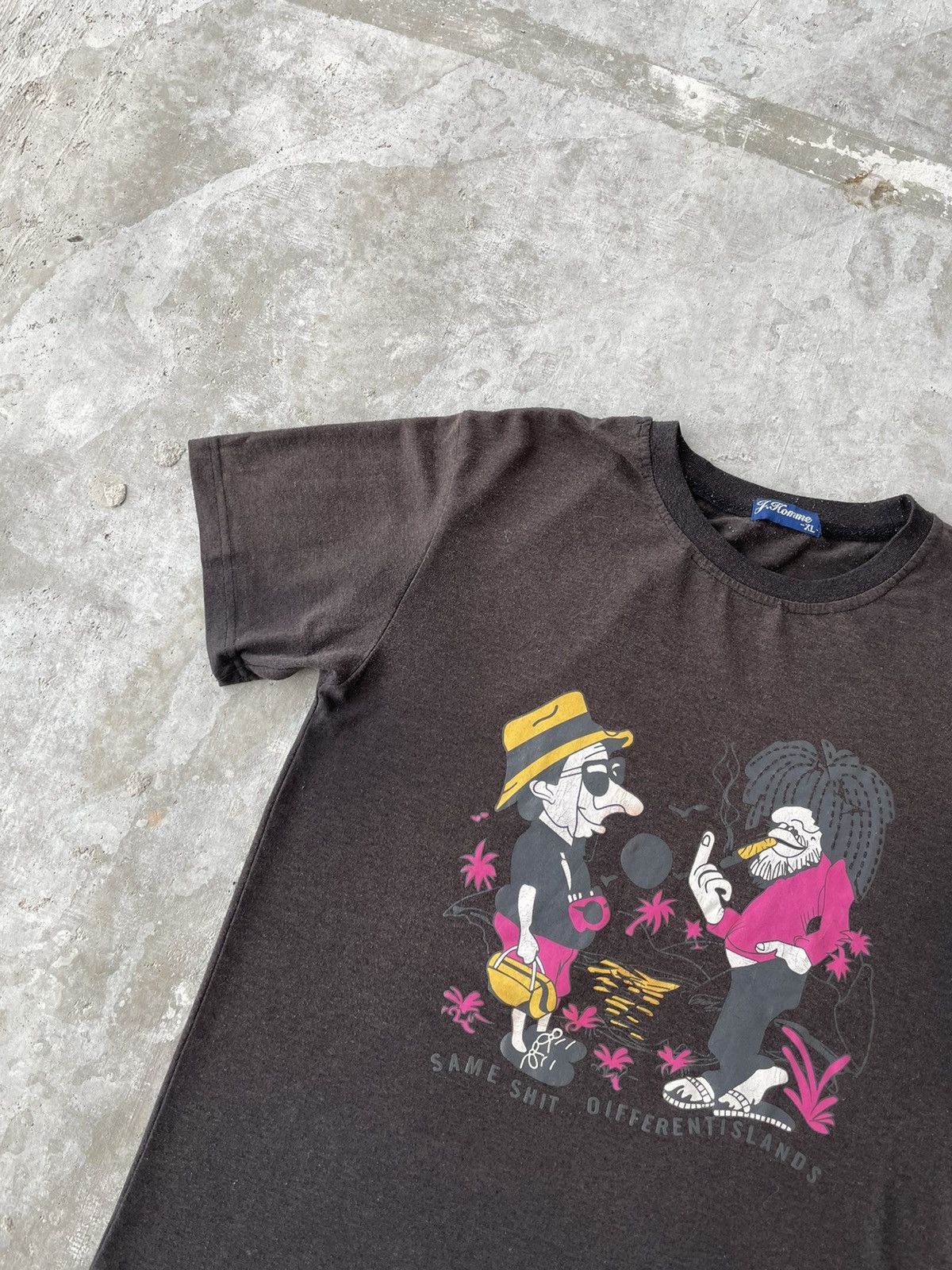 Vintage Vintage Fuck You Same Shit Faded Tee Shirt Size M Size US M / EU 48-50 / 2 - 3 Thumbnail