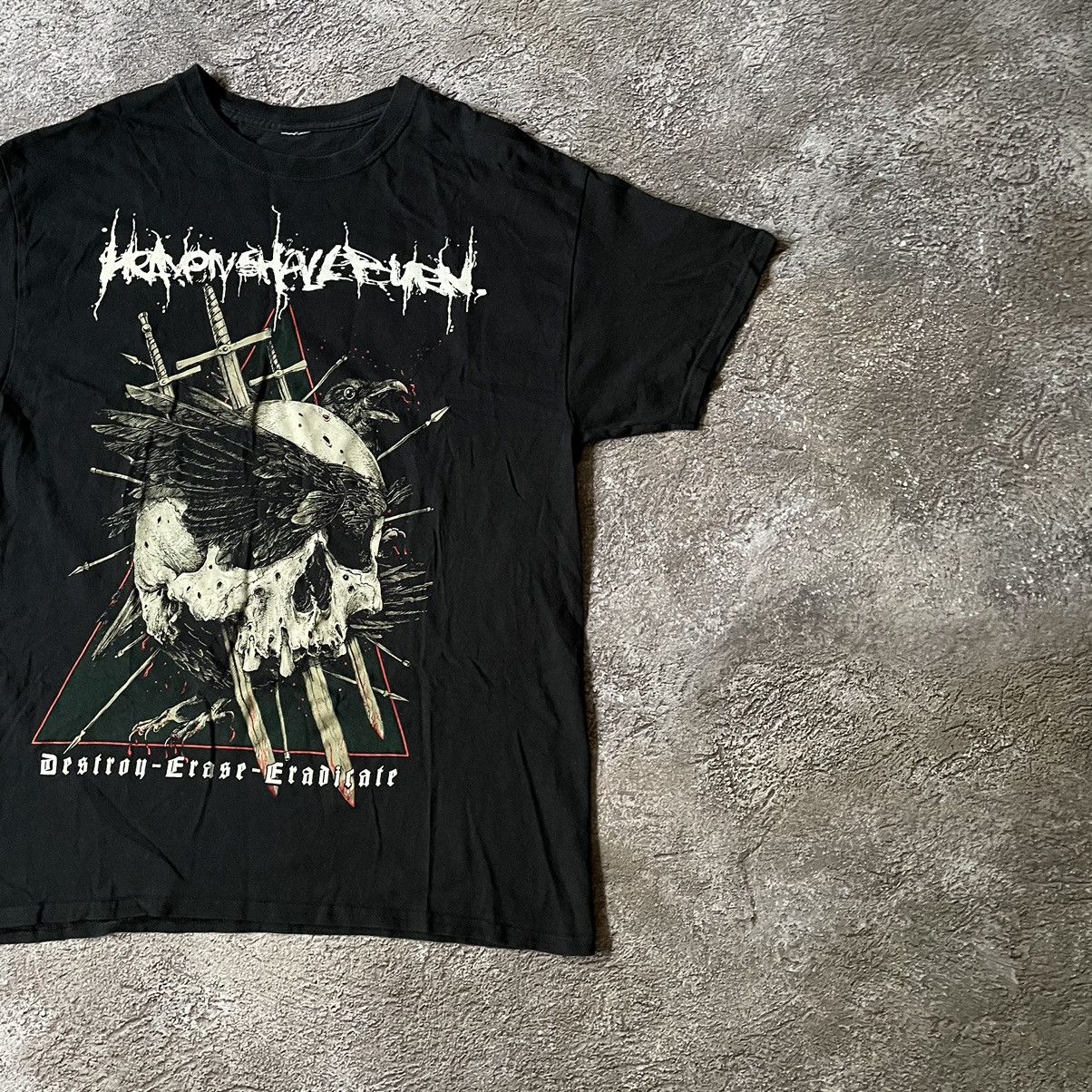 Band Tees Vintage Y2K BONES ABSTRACT CREEPY VAMP ANGRY HORROR SKELETON Size US XL / EU 56 / 4 - 3 Thumbnail