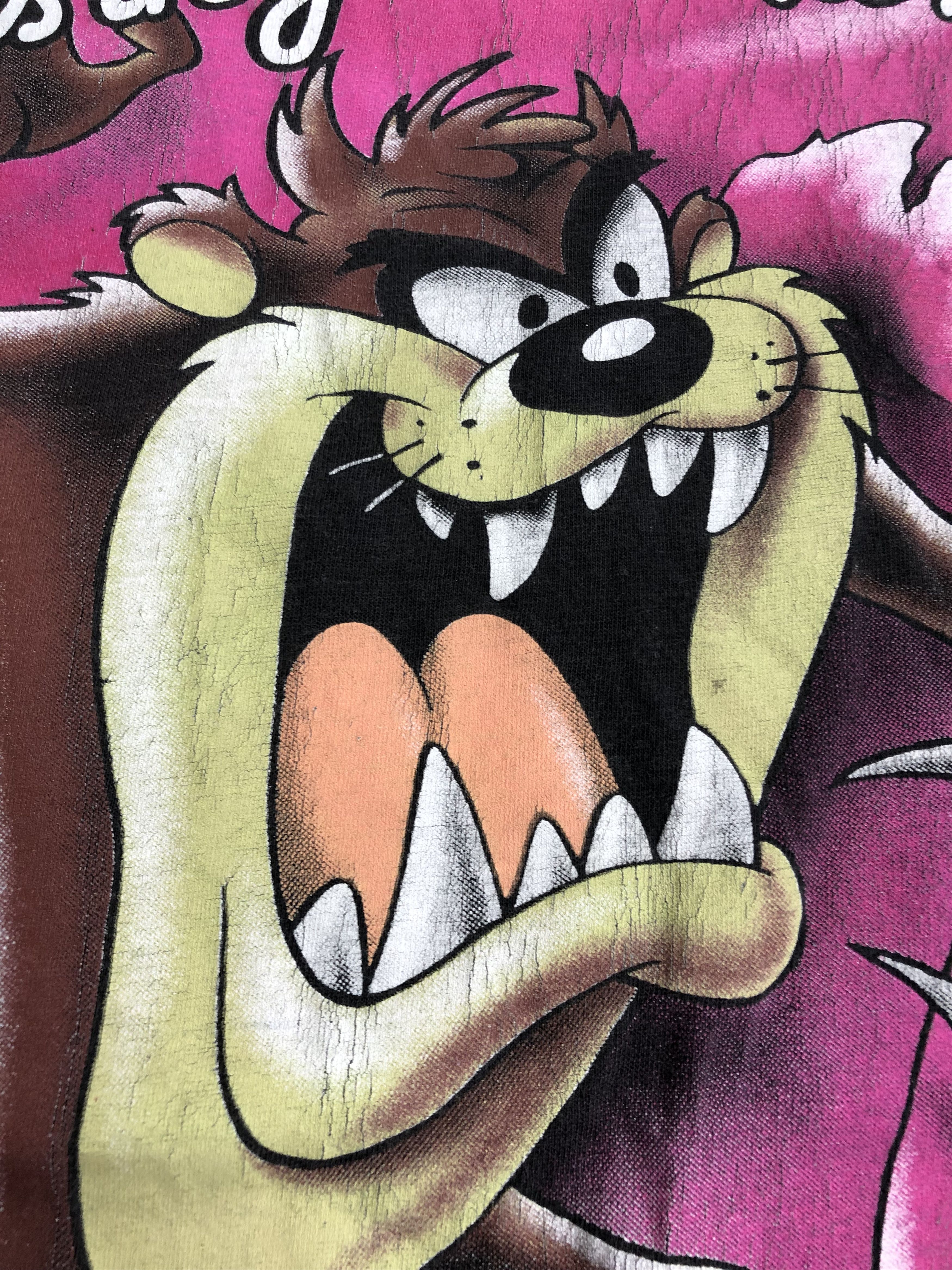 Cartoon Network Vintage 1993 Taz (Space Jam King Lion Little Mermaid) Size US XL / EU 56 / 4 - 3 Thumbnail