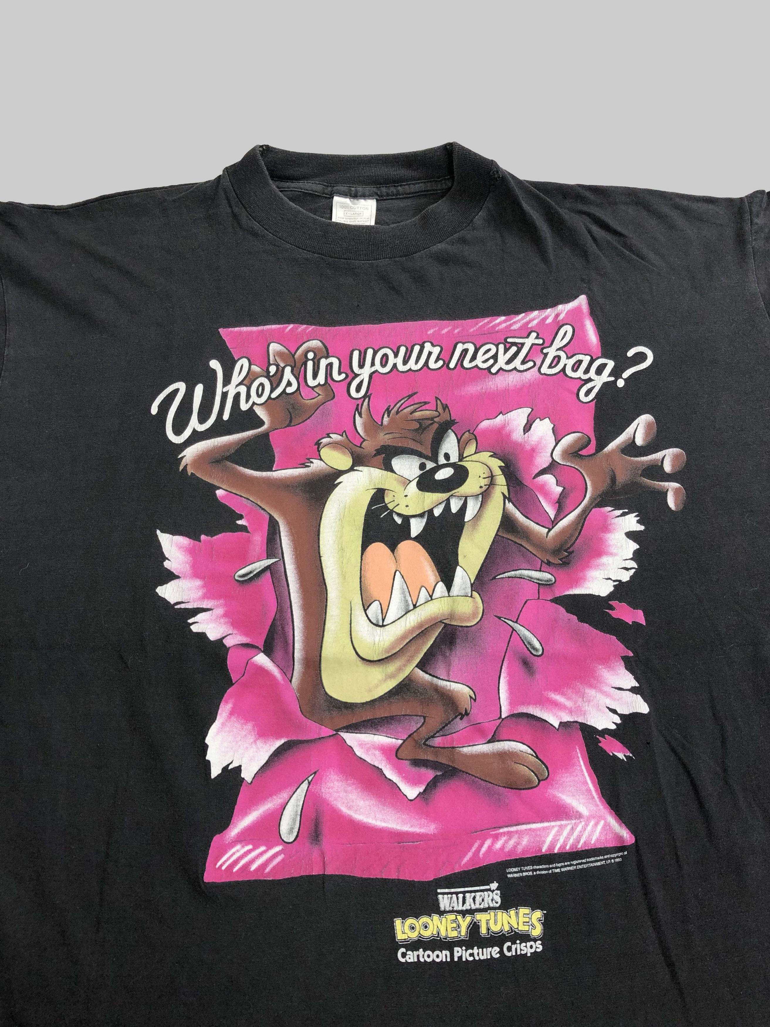 Cartoon Network Vintage 1993 Taz (Space Jam King Lion Little Mermaid) Size US XL / EU 56 / 4 - 2 Thumbnail