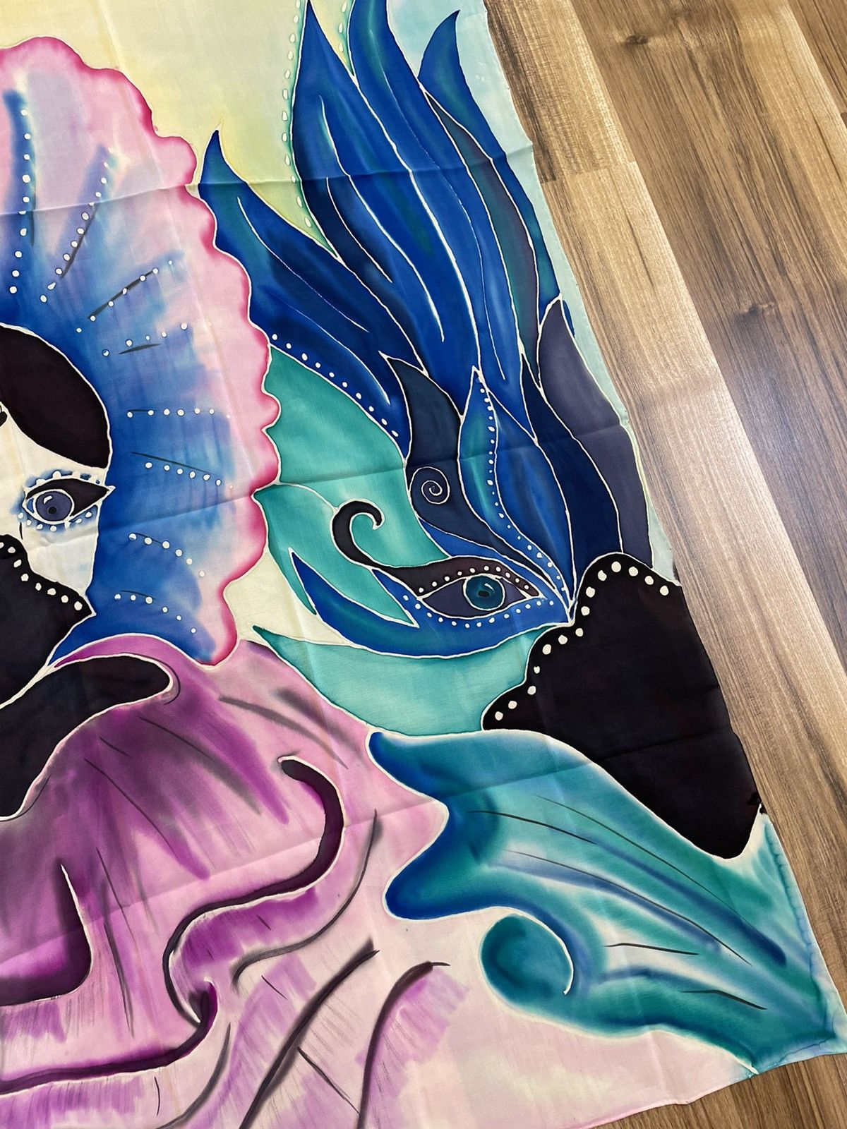 Erima × SikSilk Vintage Designer Erika shawl silk 90s Y2K old money Size ONE SIZE - 2 Thumbnail