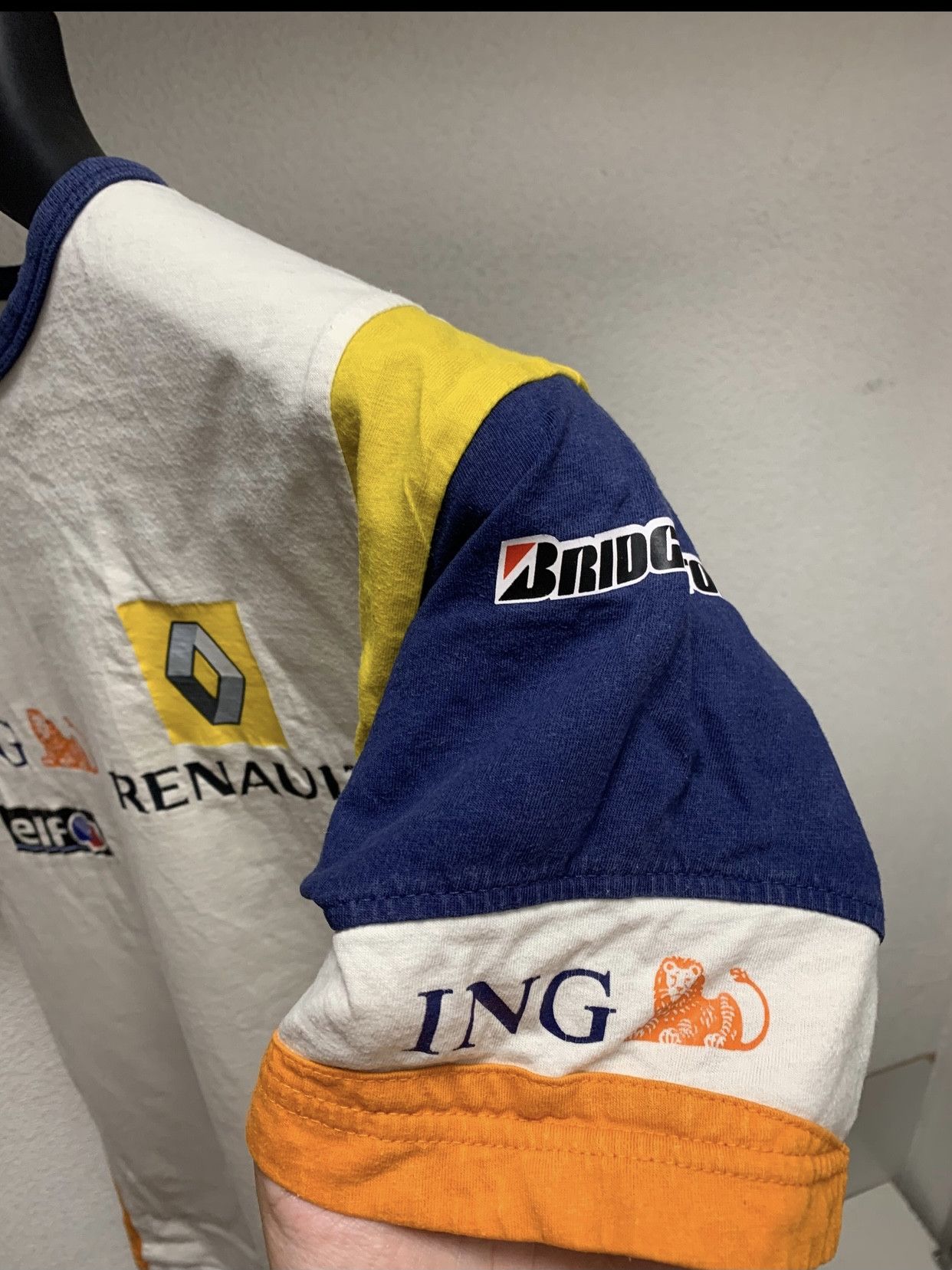 Other Renault ING ELF T-shirt M size big logo back Size US M / EU 48-50 / 2 - 6 Thumbnail