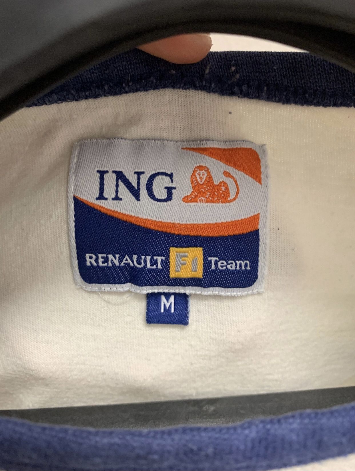 Other Renault ING ELF T-shirt M size big logo back Size US M / EU 48-50 / 2 - 4 Thumbnail