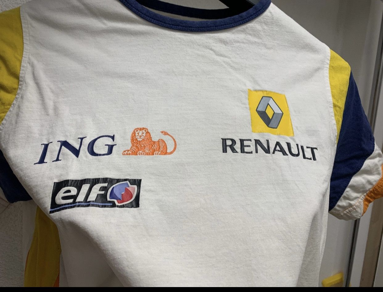 Other Renault ING ELF T-shirt M size big logo back Size US M / EU 48-50 / 2 - 3 Thumbnail