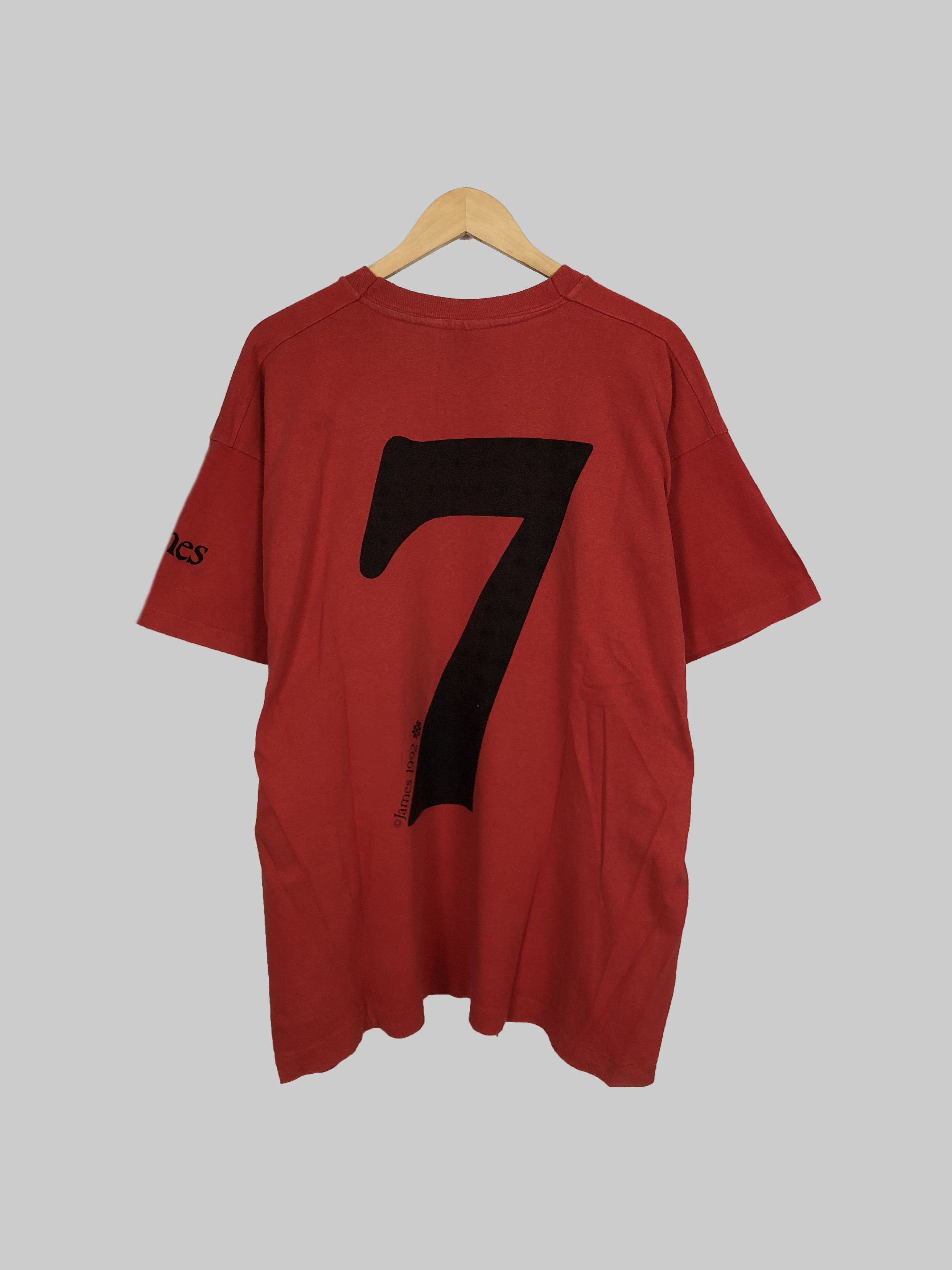 Band Tees Vintage 1992 James Seven (English Rock Happy Mondays) Size US XL / EU 56 / 4 - 2 Thumbnail