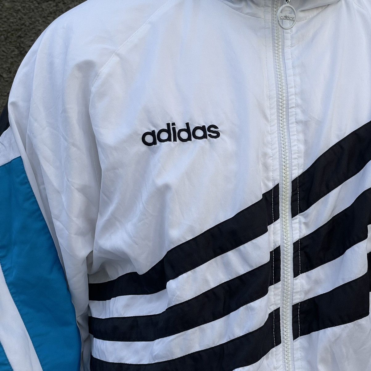 Adidas × Vintage Vintage Adidas Tracksuit pants+jacket 90S Y2K Streetwear Hyp Size 40S - 9 Thumbnail