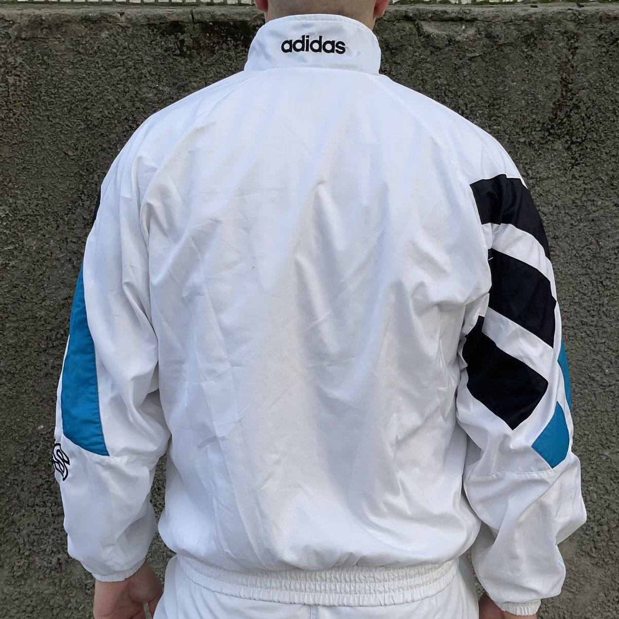 Adidas × Vintage Vintage Adidas Tracksuit pants+jacket 90S Y2K Streetwear Hyp Size 40S - 3 Thumbnail