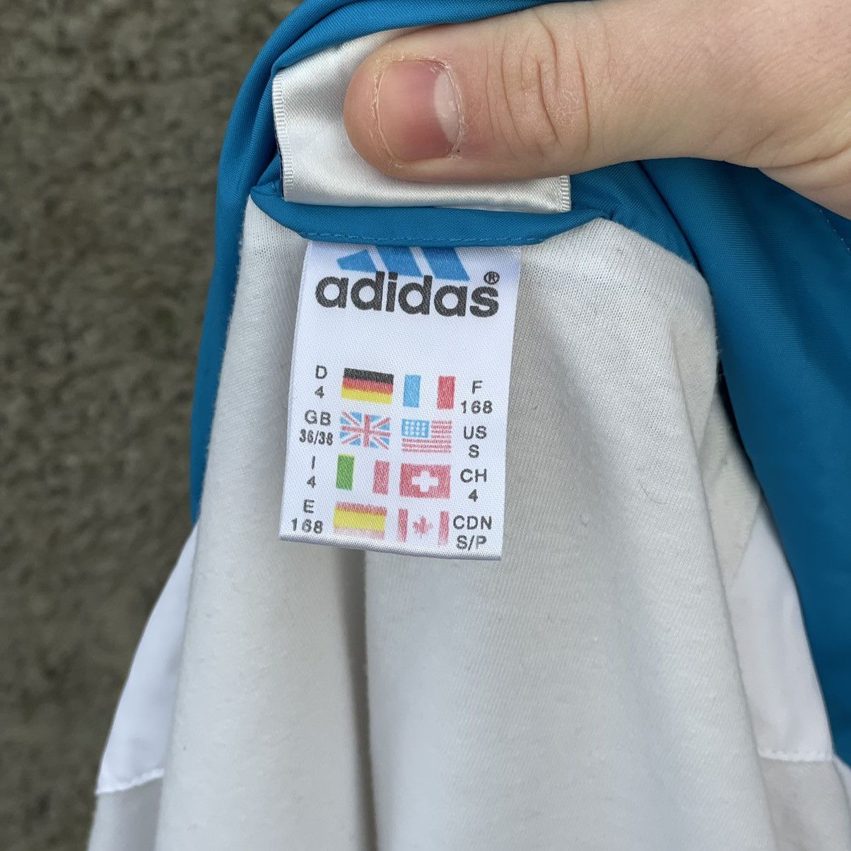 Adidas × Vintage Vintage Adidas Tracksuit pants+jacket 90S Y2K Streetwear Hyp Size 40S - 14 Thumbnail