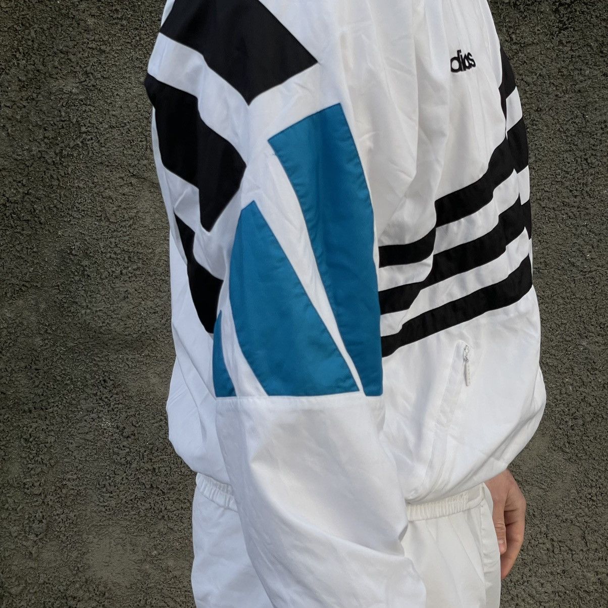 Adidas × Vintage Vintage Adidas Tracksuit pants+jacket 90S Y2K Streetwear Hyp Size 40S - 6 Thumbnail
