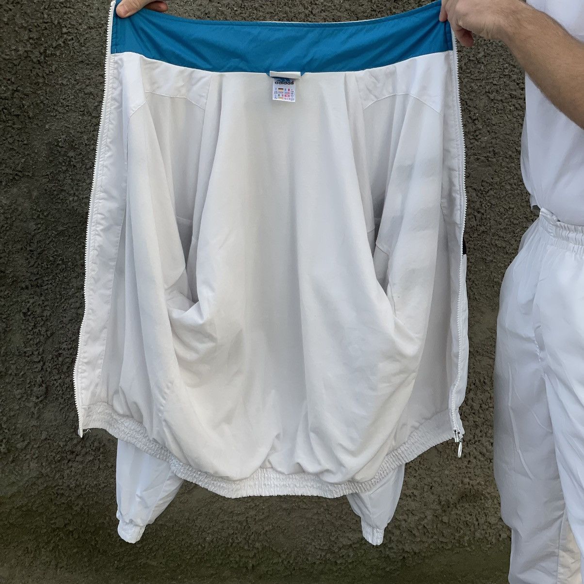 Adidas × Vintage Vintage Adidas Tracksuit pants+jacket 90S Y2K Streetwear Hyp Size 40S - 12 Thumbnail