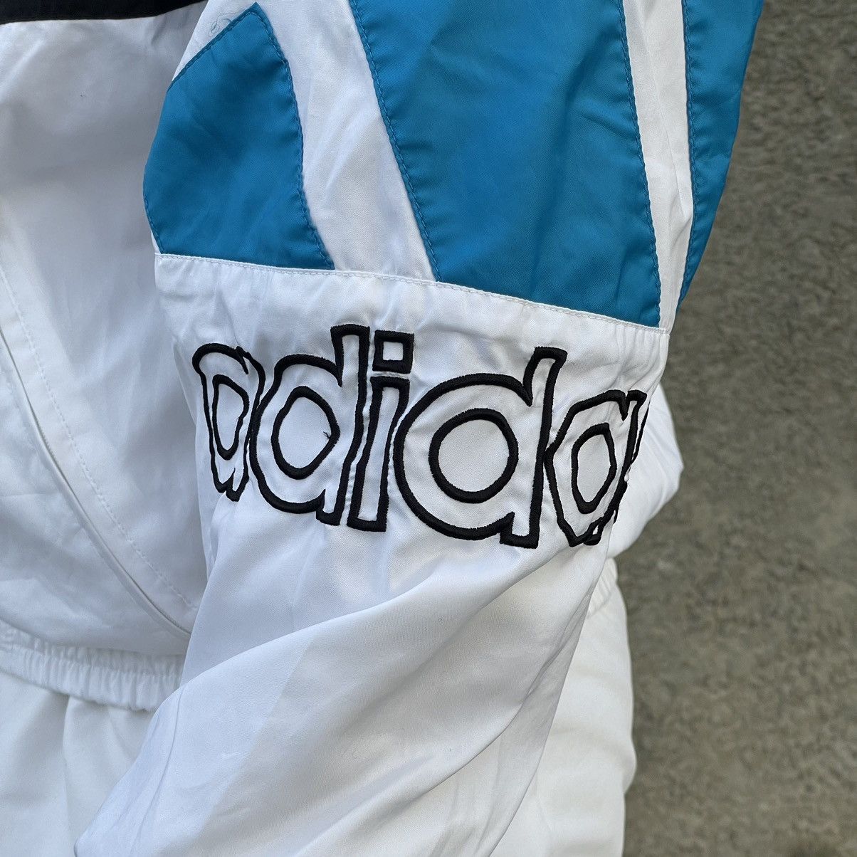 Adidas × Vintage Vintage Adidas Tracksuit pants+jacket 90S Y2K Streetwear Hyp Size 40S - 5 Thumbnail