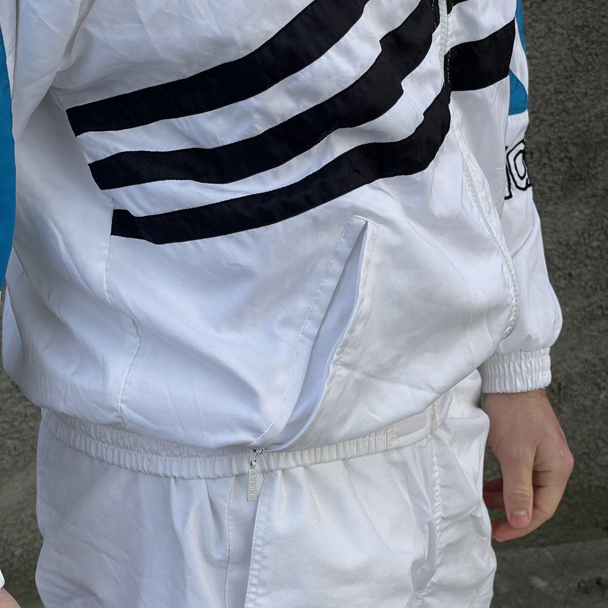 Adidas × Vintage Vintage Adidas Tracksuit pants+jacket 90S Y2K Streetwear Hyp Size 40S - 11 Thumbnail