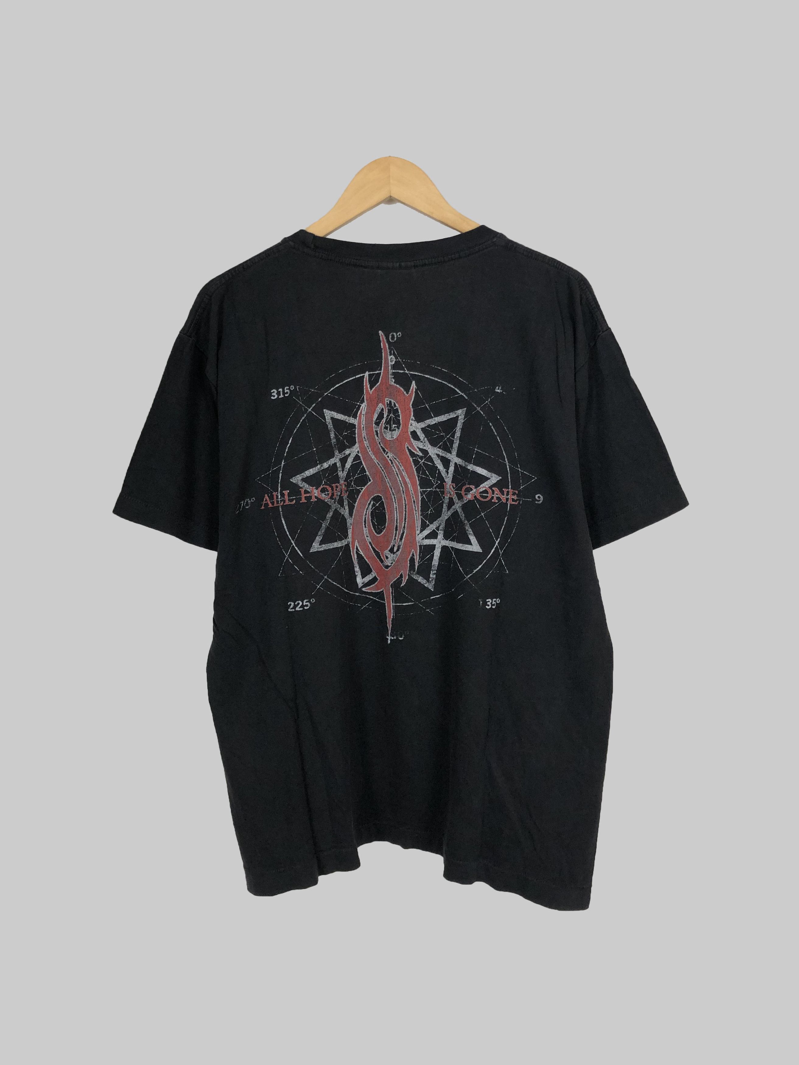 Band Tees Vintage 00s Slipknot (Stone Sour Marilyn Manson Linkin) Size US L / EU 52-54 / 3 - 2 Thumbnail