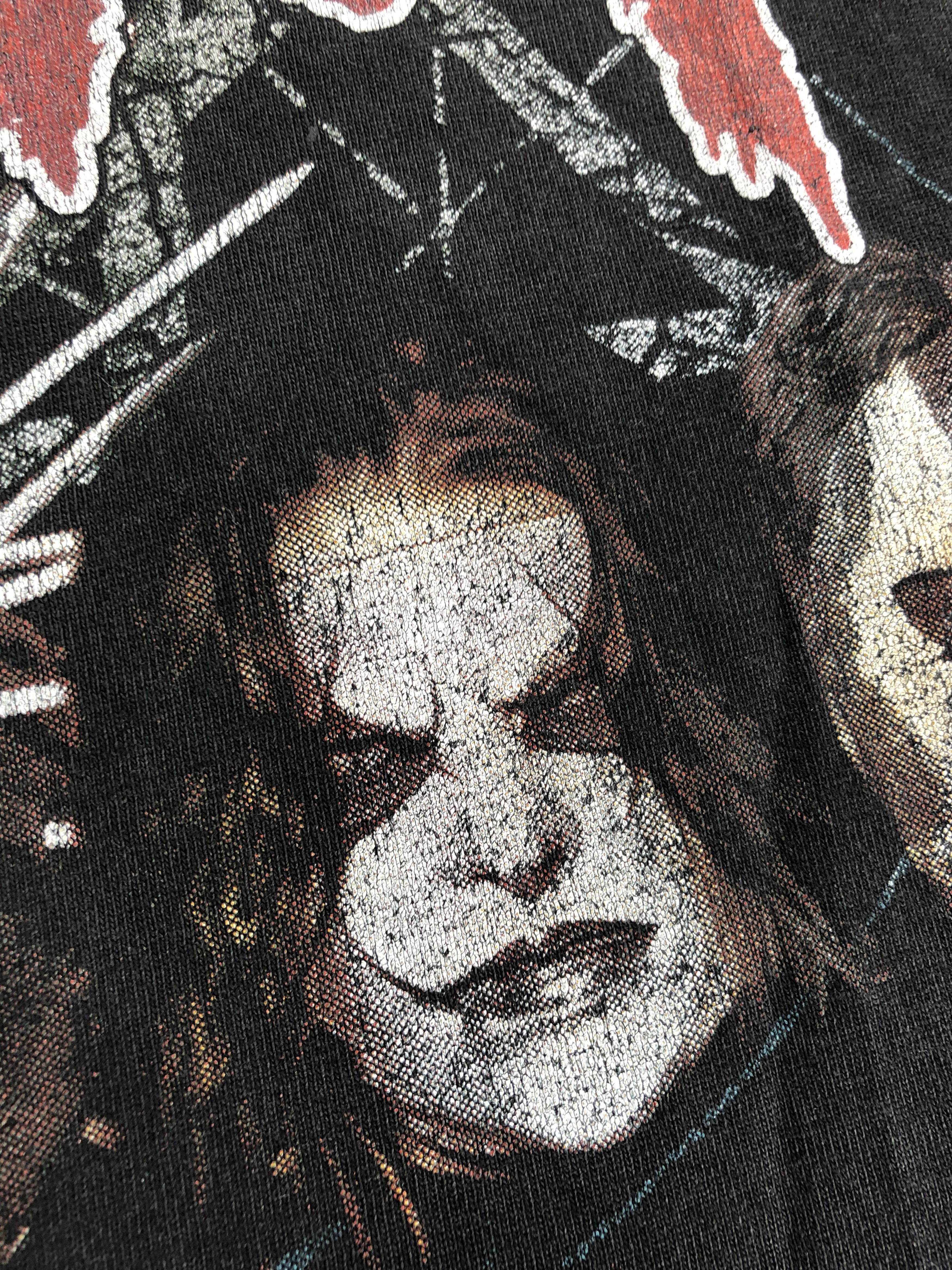 Band Tees Vintage 00s Slipknot (Stone Sour Marilyn Manson Linkin) Size US L / EU 52-54 / 3 - 6 Thumbnail