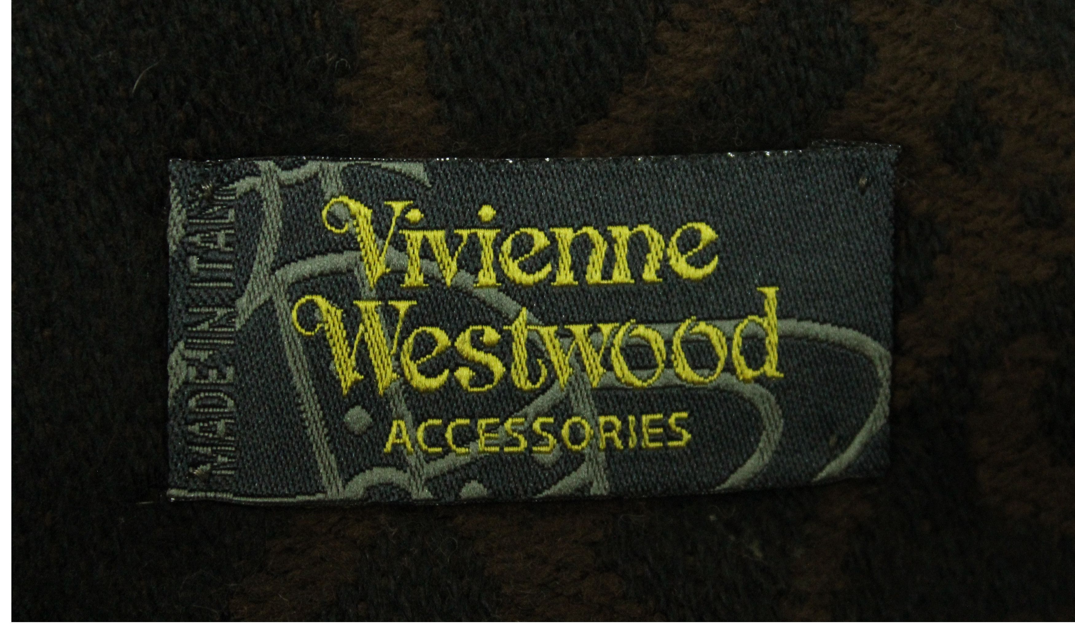 Vivienne Westwood INSANE 🔥 ORB Scarf VIVIENNE WESTWOOD Scarf Mufler 72" x 15" Size ONE SIZE - 10 Thumbnail