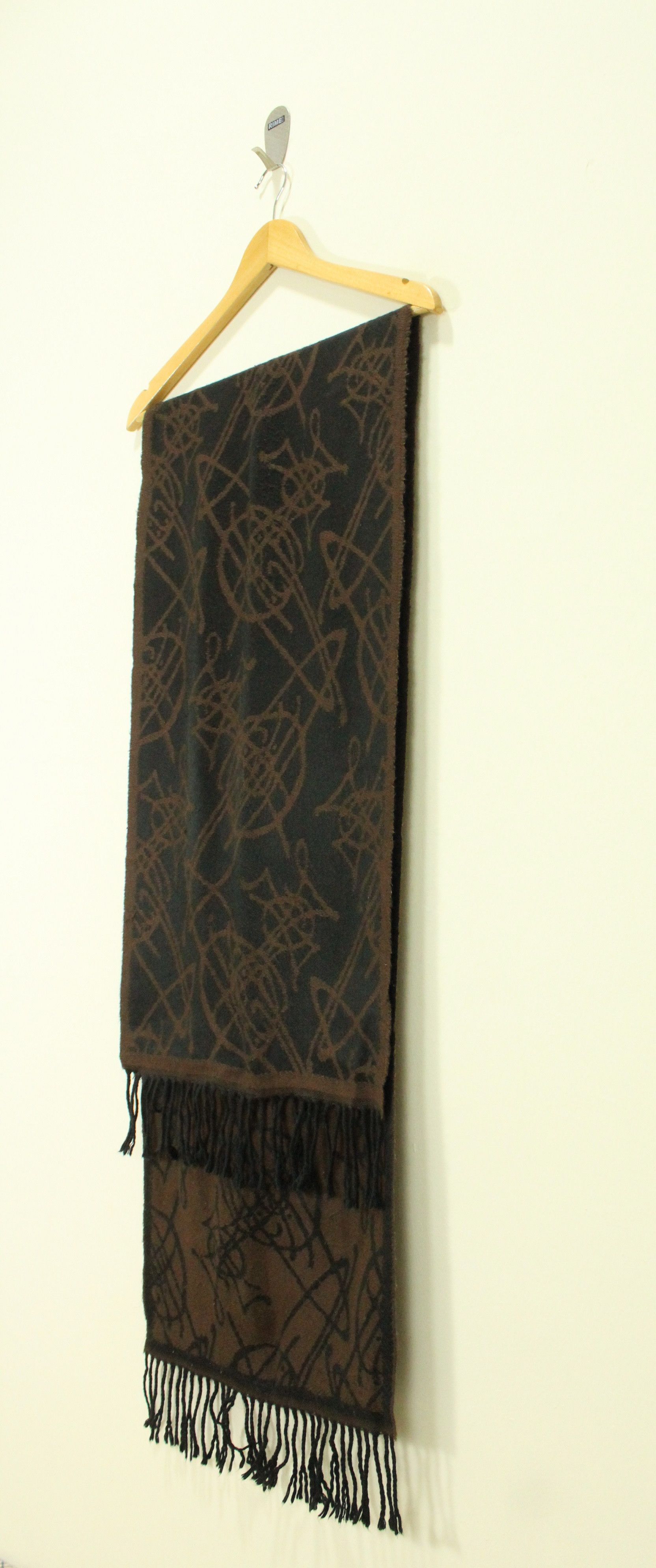 Vivienne Westwood INSANE 🔥 ORB Scarf VIVIENNE WESTWOOD Scarf Mufler 72" x 15" Size ONE SIZE - 3 Thumbnail