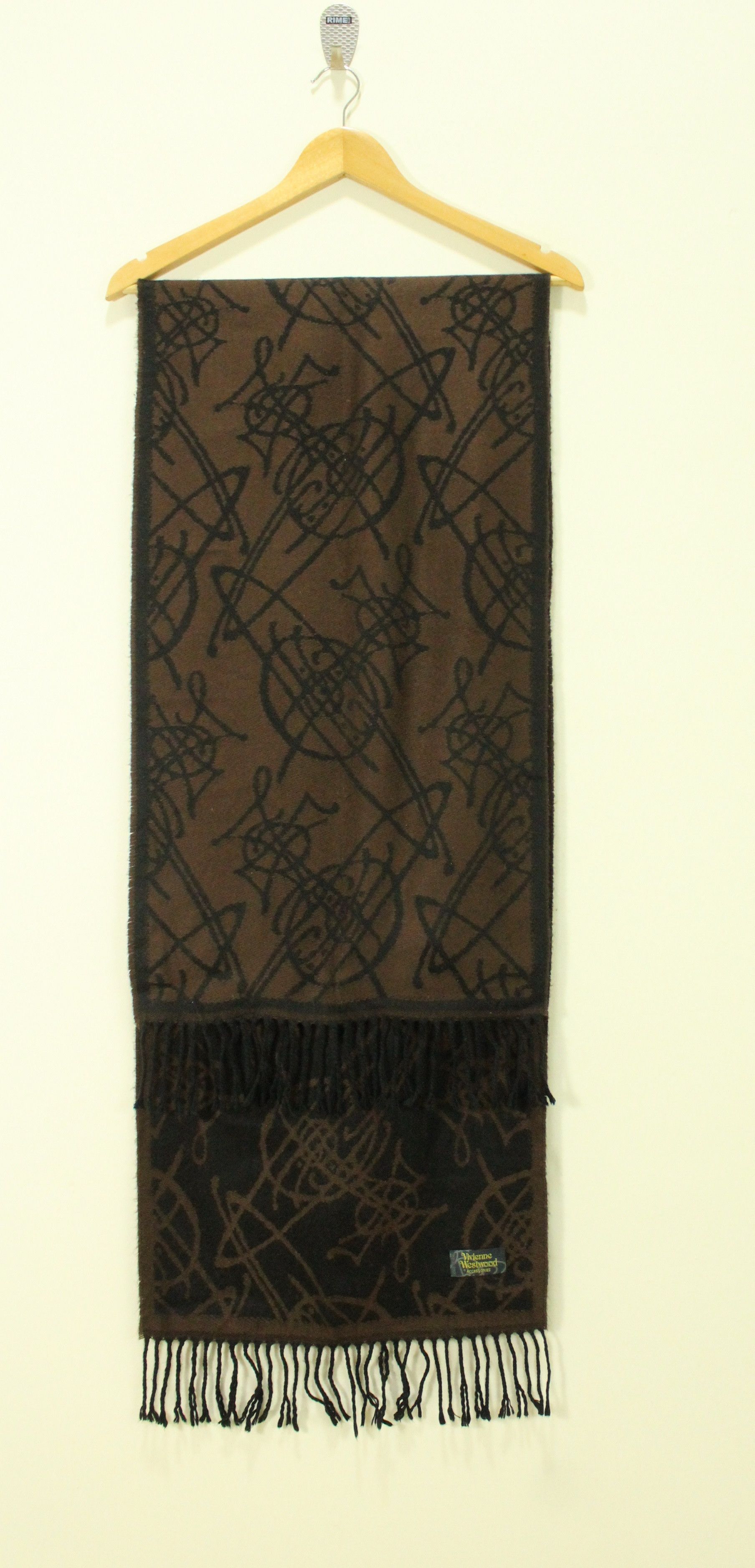 Vivienne Westwood INSANE 🔥 ORB Scarf VIVIENNE WESTWOOD Scarf Mufler 72" x 15" Size ONE SIZE - 5 Thumbnail