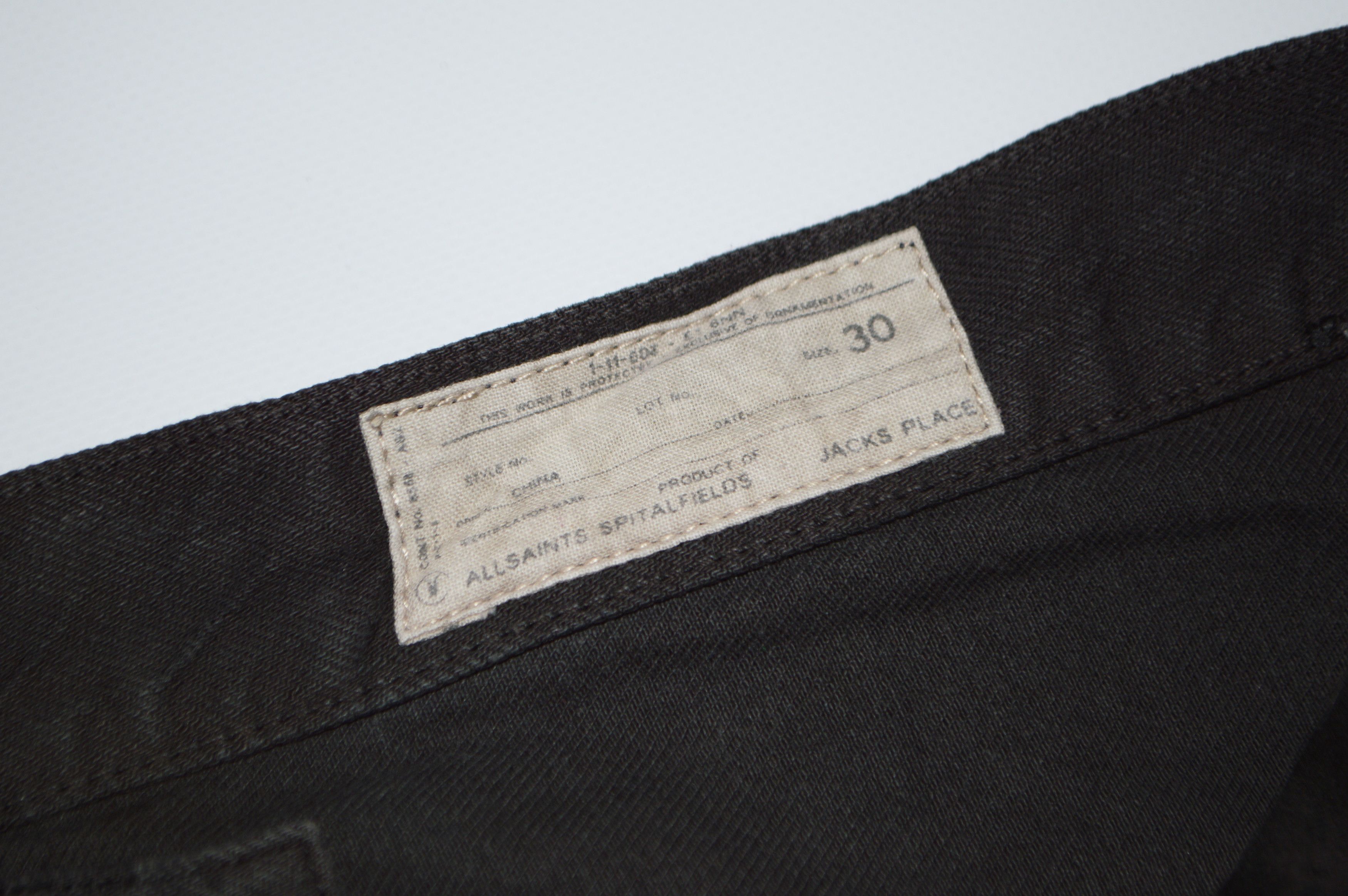 Allsaints AllSaints Erinstone Gun Denim Jeans Size 30 Size US 30 / EU 46 - 5 Thumbnail