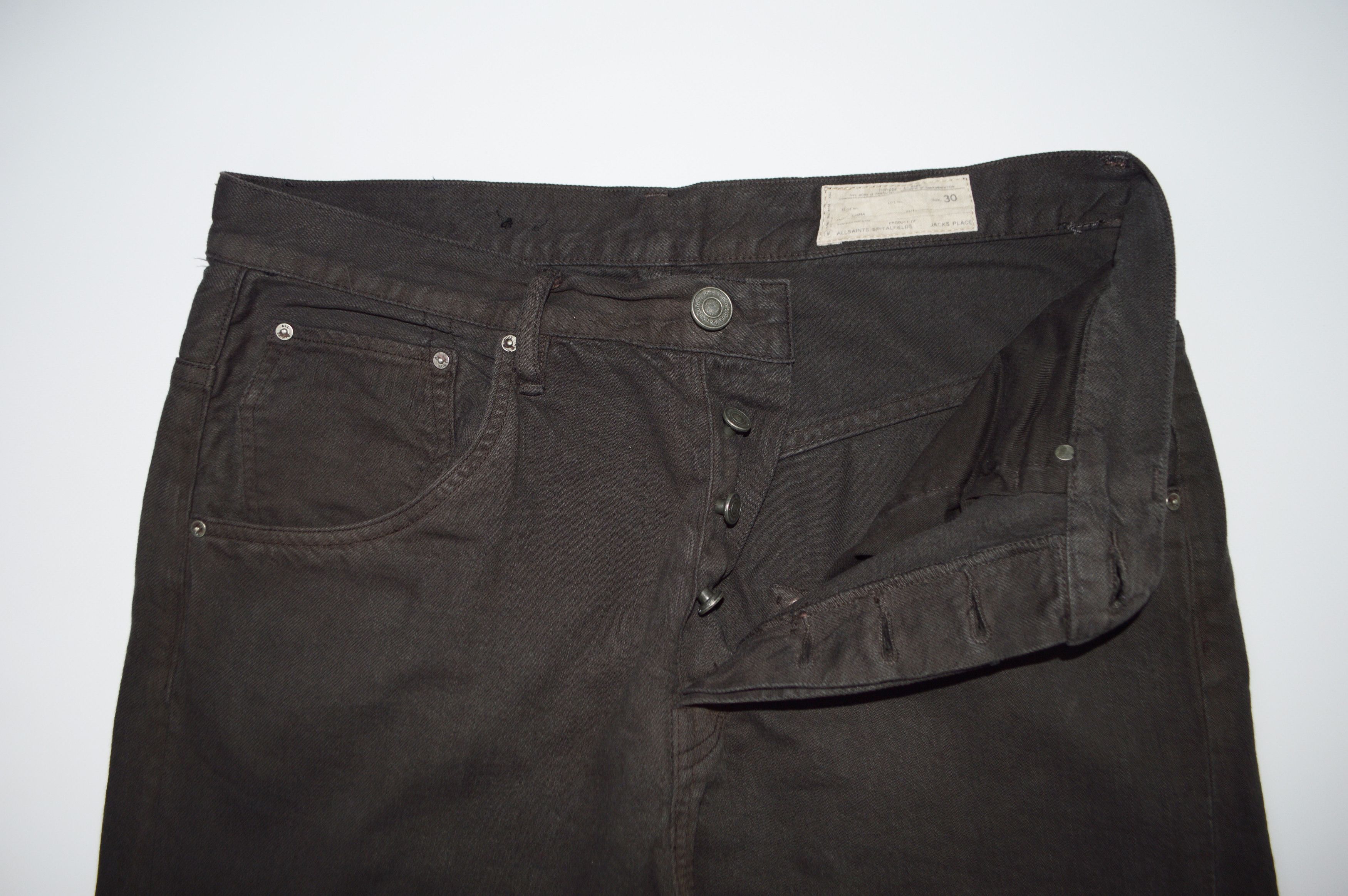 Allsaints AllSaints Erinstone Gun Denim Jeans Size 30 Size US 30 / EU 46 - 4 Thumbnail