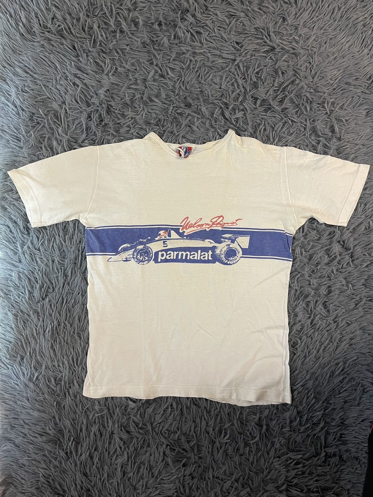 Formula 1 × NASCAR × Vintage 1978-1982 vtg Nelson Piquet Parmalat formula 1 team t-shirt Size US XS / EU 42 / 0 - 1 Thumbnail