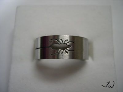 Jewelry Spider Stainless Steel Ring - Size 7.75 Size ONE SIZE - 1 Preview