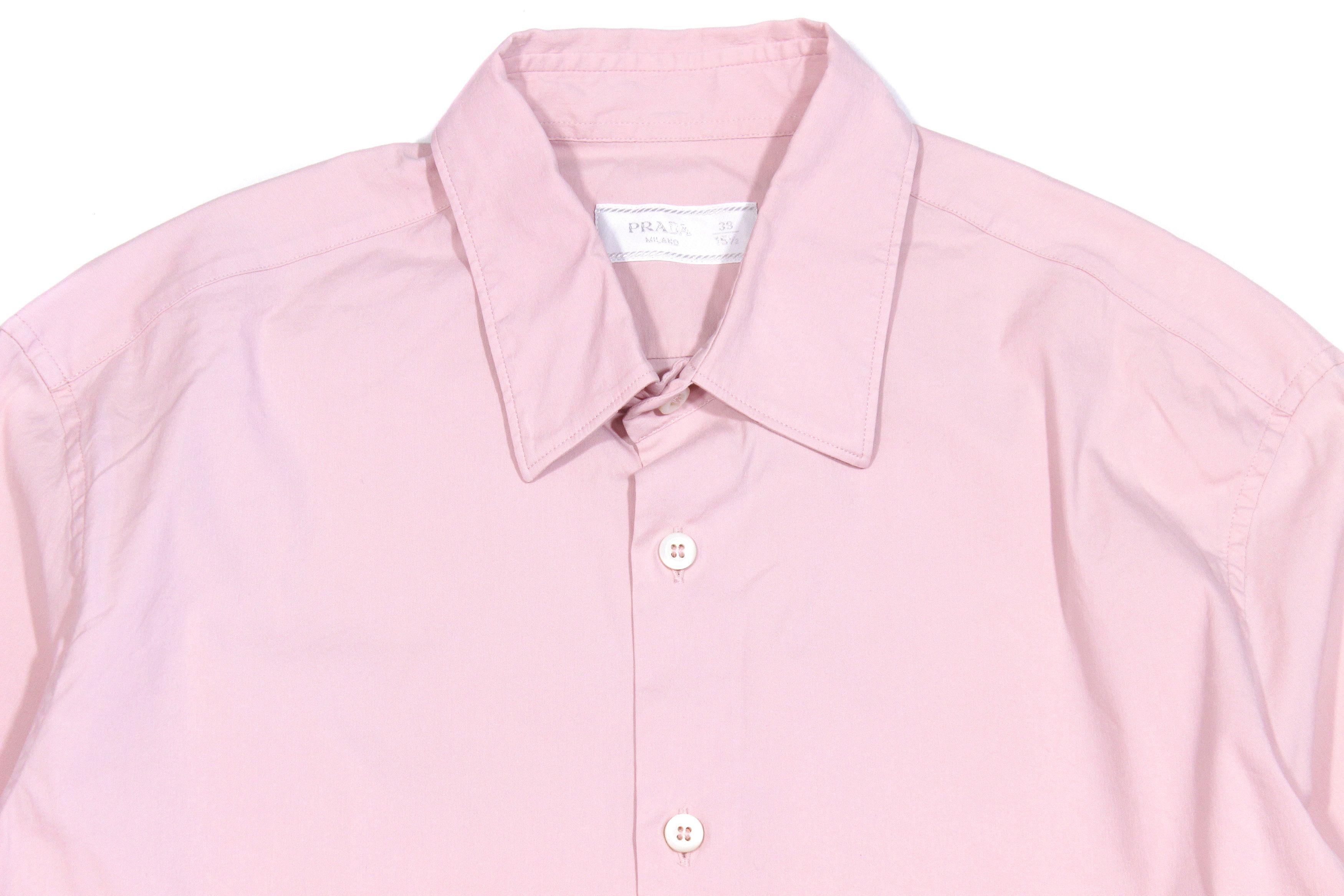 Prada 2017 Pink Dress Cotton Nylon Stretch Shirt Size US M / EU 48-50 / 2 - 3 Thumbnail