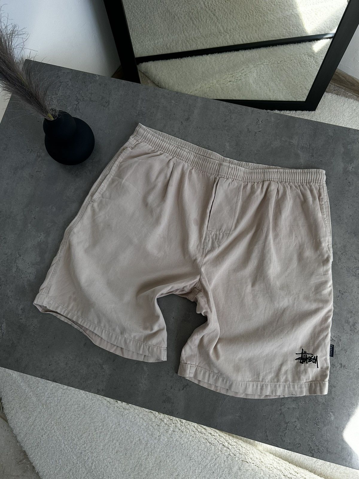 DENIM TEARS × Stussy Stussy x Denim Tears Shorts Beige | Grailed