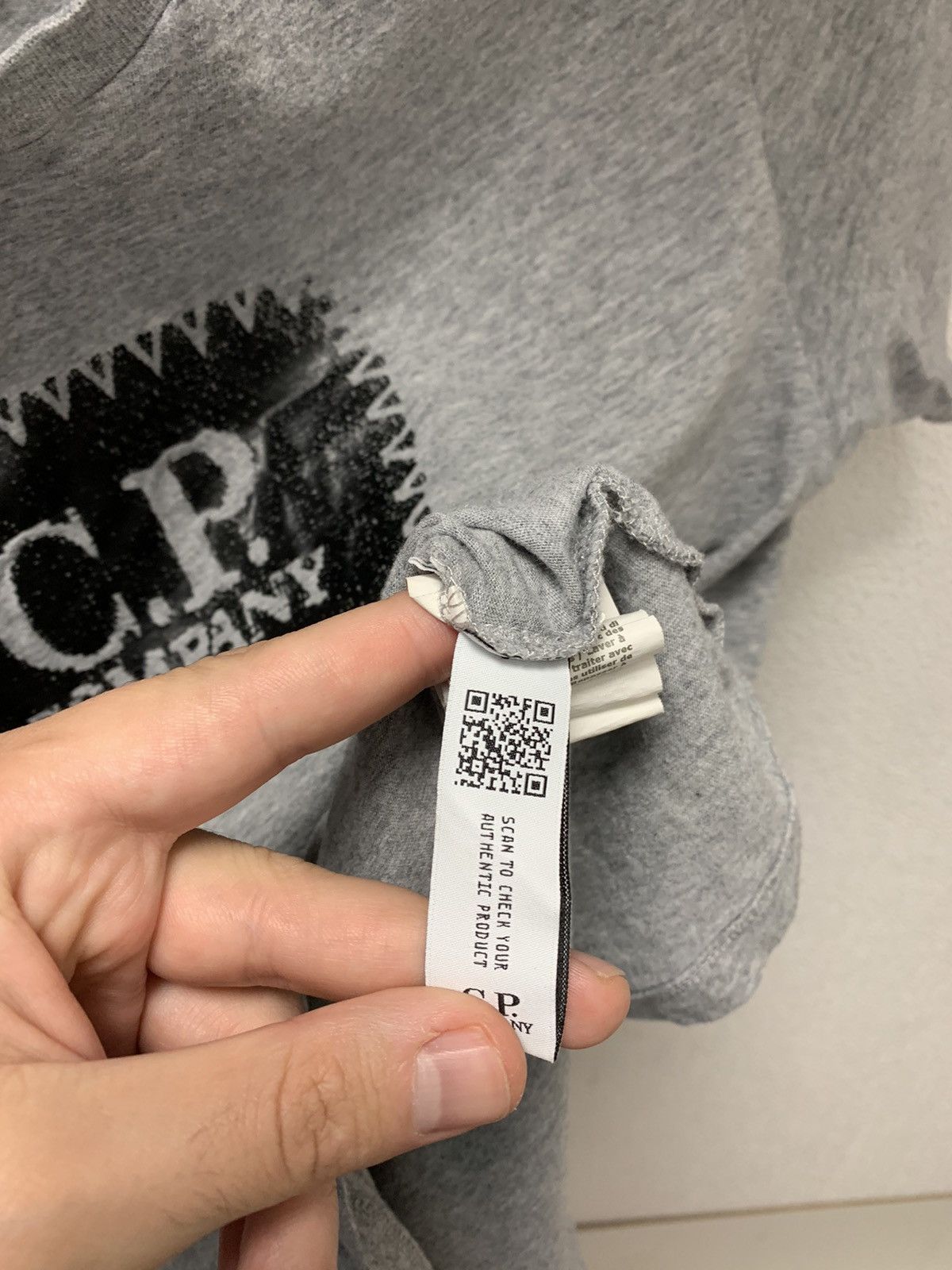 C.P. Company C.P. Company big logo grey t-shirt S size Size US S / EU 44-46 / 1 - 6 Thumbnail