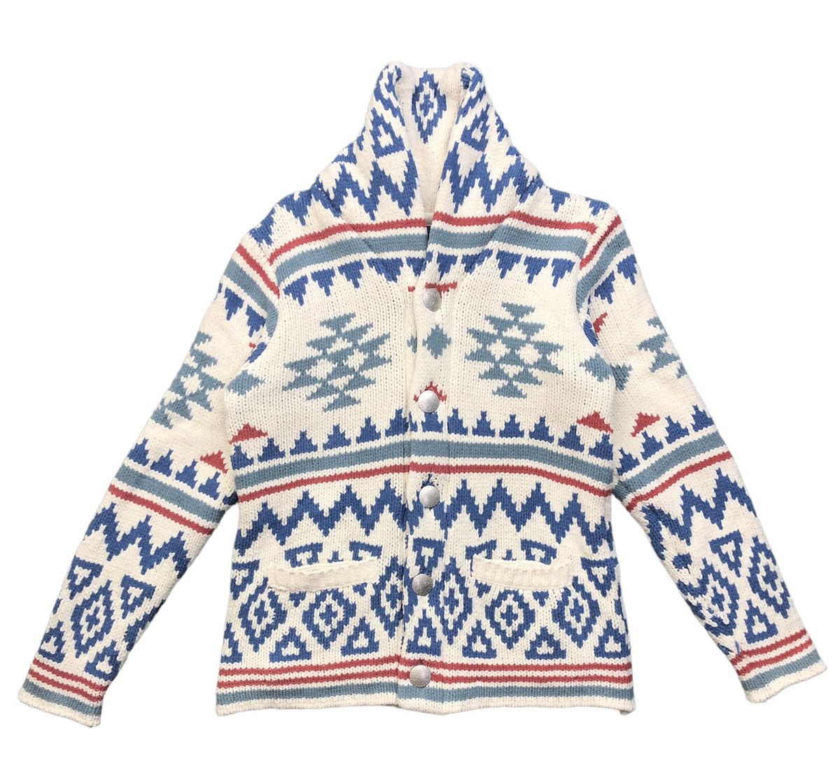 Native Hula Lani Hawaii Native Navajo Cableknit Jacket Size M / US 6-8 / IT 42-44 - 1 Thumbnail