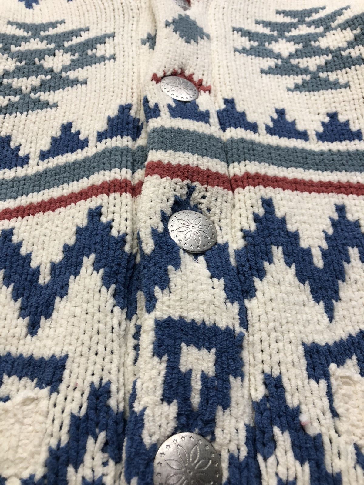 Native Hula Lani Hawaii Native Navajo Cableknit Jacket Size M / US 6-8 / IT 42-44 - 8 Thumbnail