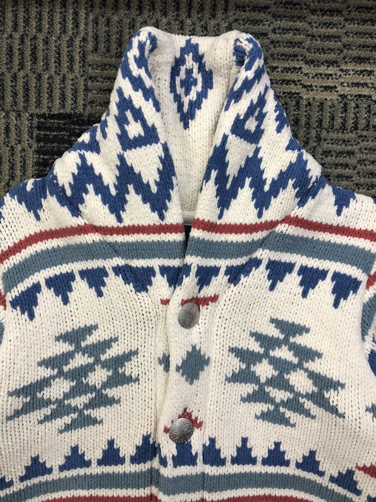 Native Hula Lani Hawaii Native Navajo Cableknit Jacket Size M / US 6-8 / IT 42-44 - 3 Thumbnail