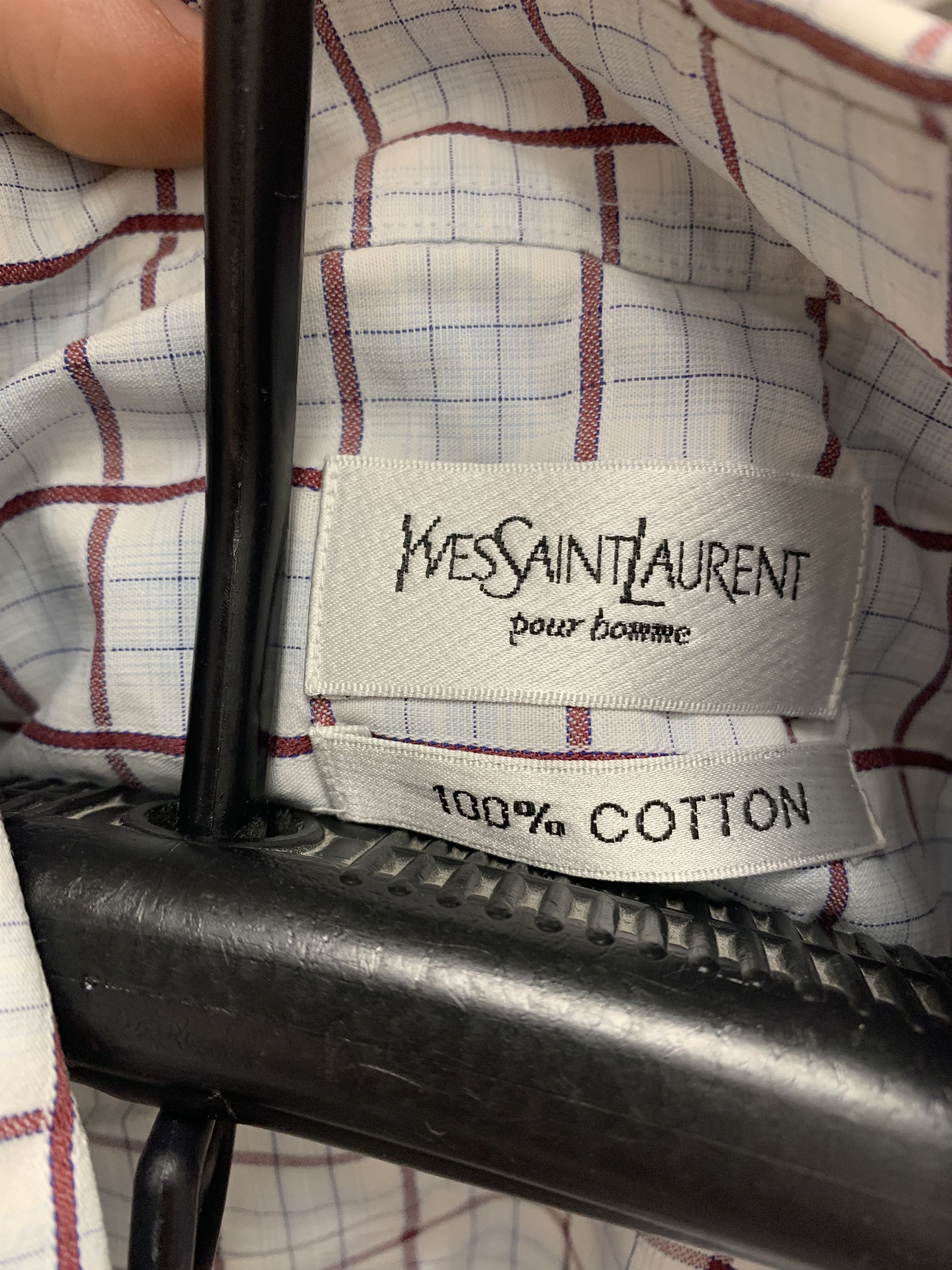 Yves Saint Laurent Yves Saint Laurent YSL shirt xxl vintage Size US XXL / EU 58 / 5 - 3 Thumbnail