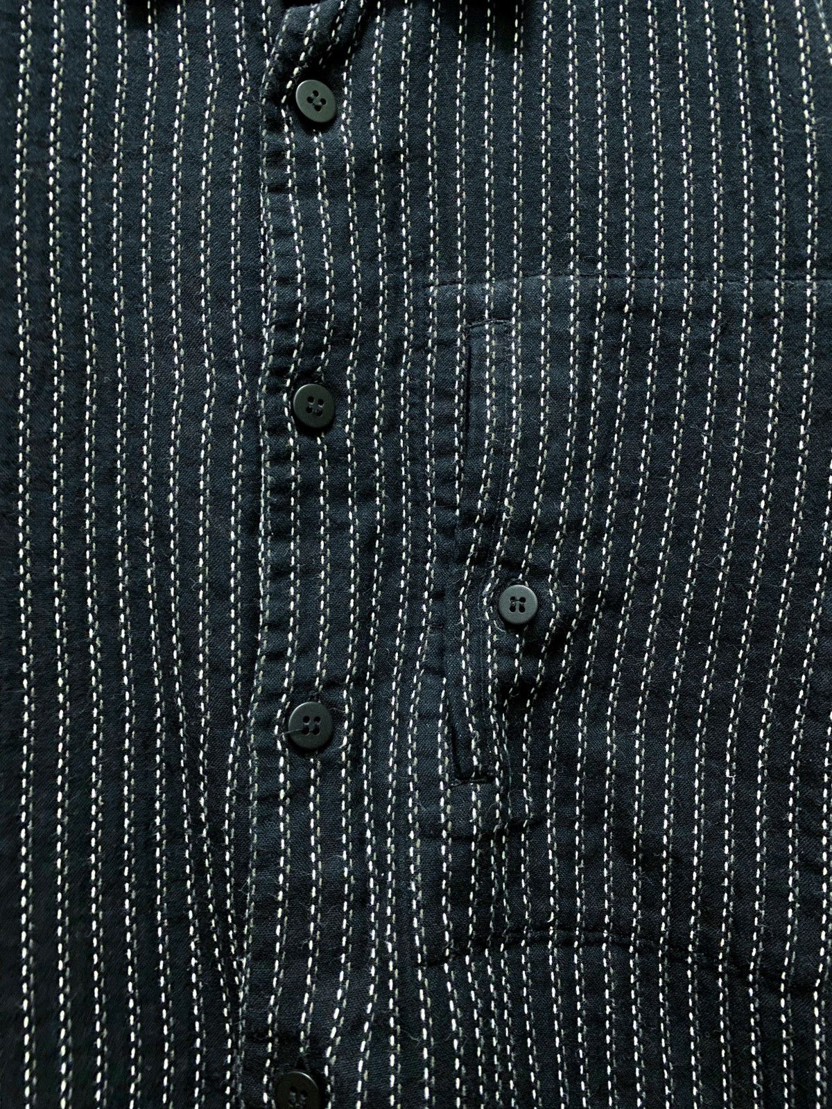 Issey Miyake LAST DROP❗️Issey Miyake Men Boro Stitches Shirt Size US M / EU 48-50 / 2 - 6 Thumbnail