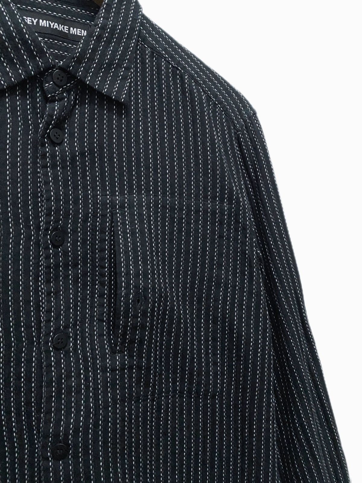 Issey Miyake LAST DROP❗️Issey Miyake Men Boro Stitches Shirt Size US M / EU 48-50 / 2 - 5 Thumbnail