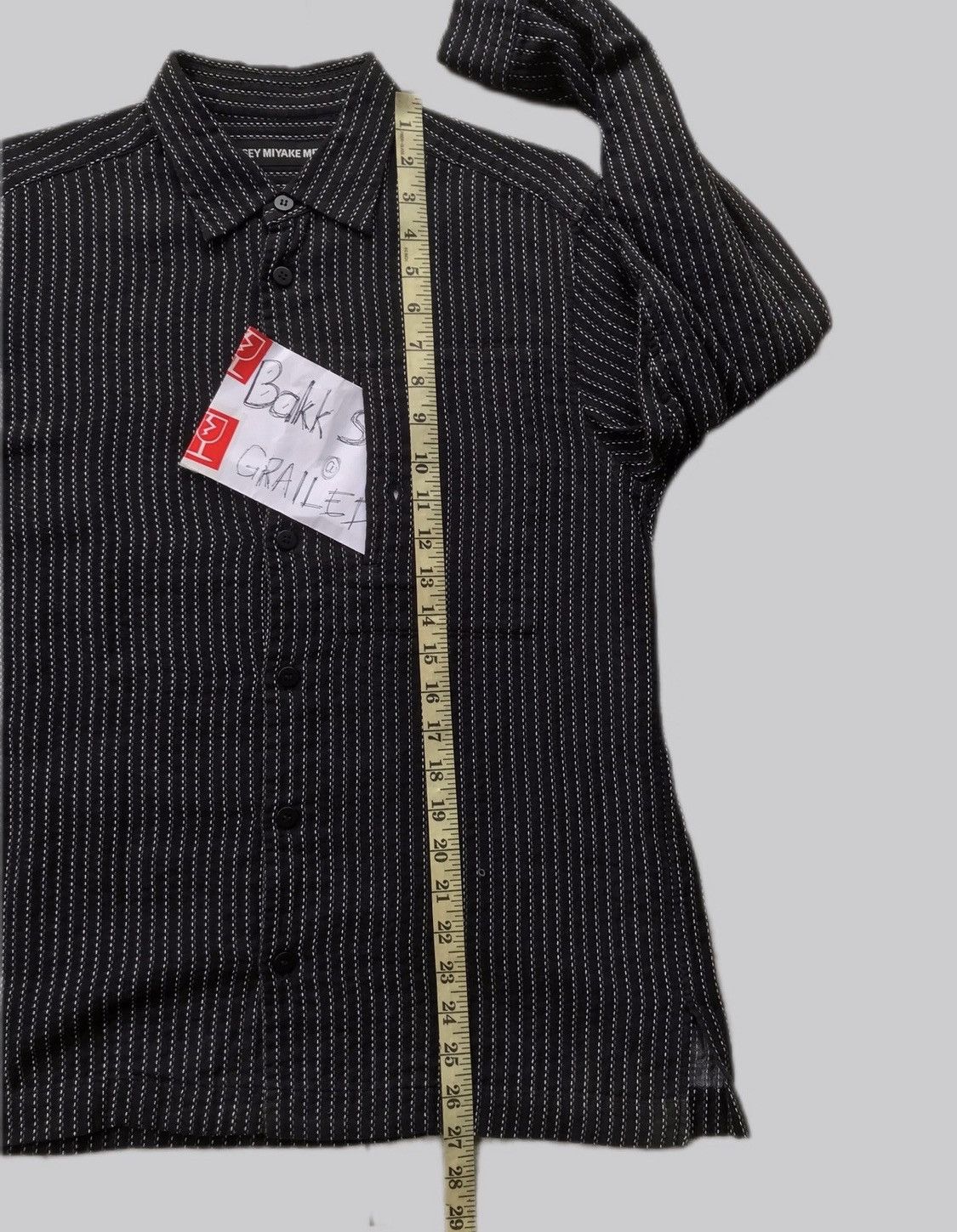 Issey Miyake LAST DROP❗️Issey Miyake Men Boro Stitches Shirt Size US M / EU 48-50 / 2 - 10 Thumbnail