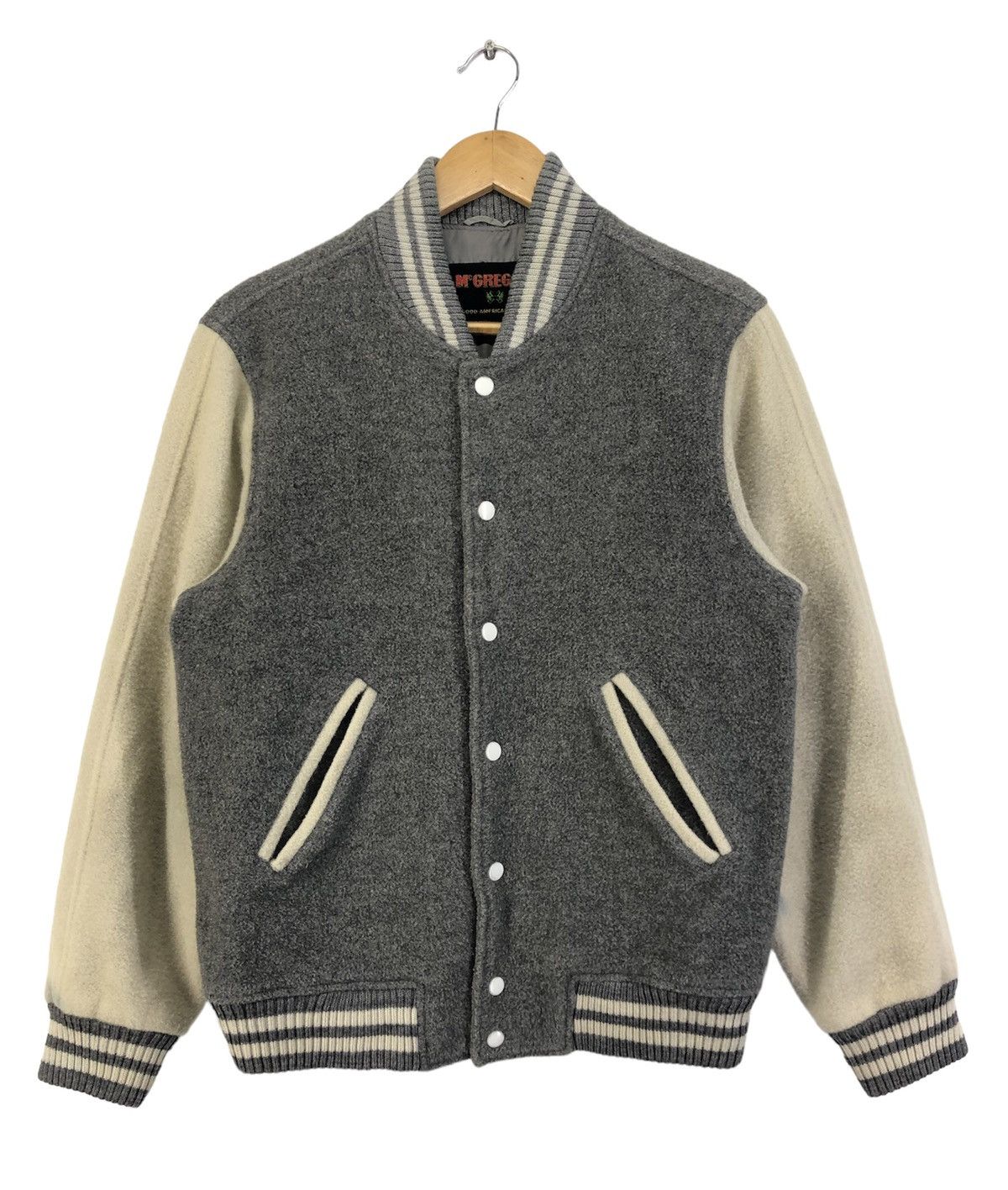 90s MCGREGOR A-2 type wool bomber jacket