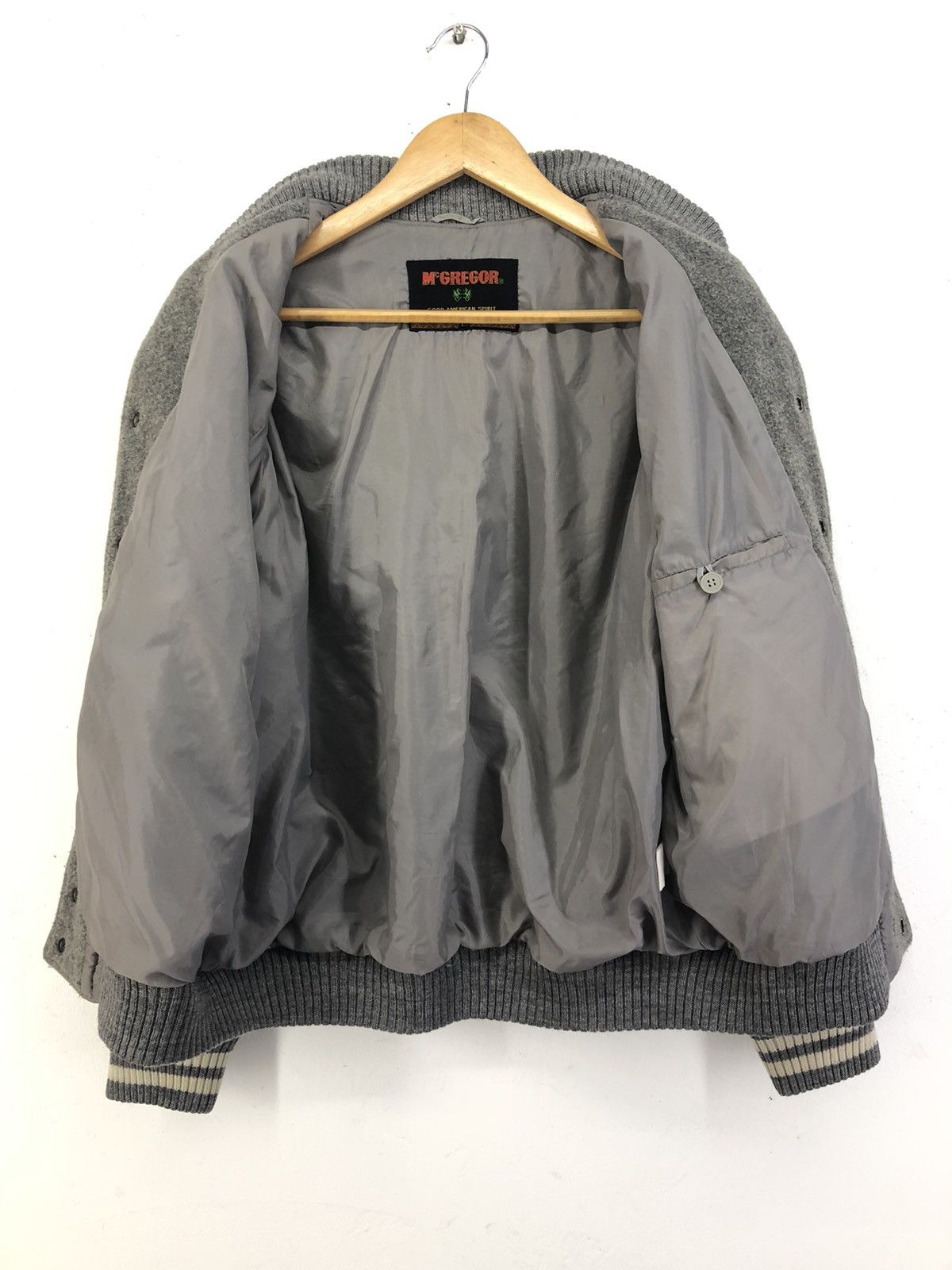 McGregor Vintage McGregor Wool Varsity Jacket Size US L / EU 52-54 / 3 - 3 Thumbnail