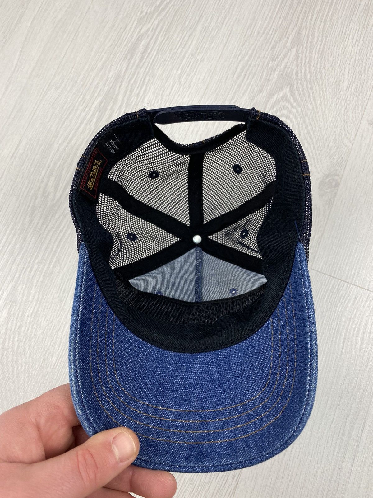 Von Dutch Von Dutch Denim Trucker Hat Cap Y2K Stussy Ed Hardy Size ONE SIZE - 4 Thumbnail