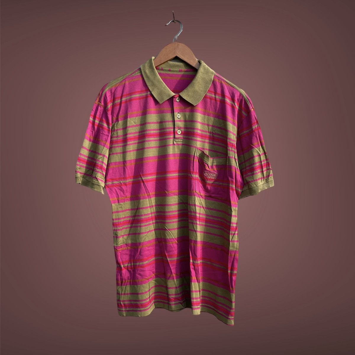 Vintage Poloshirt Missoni Sport stripe