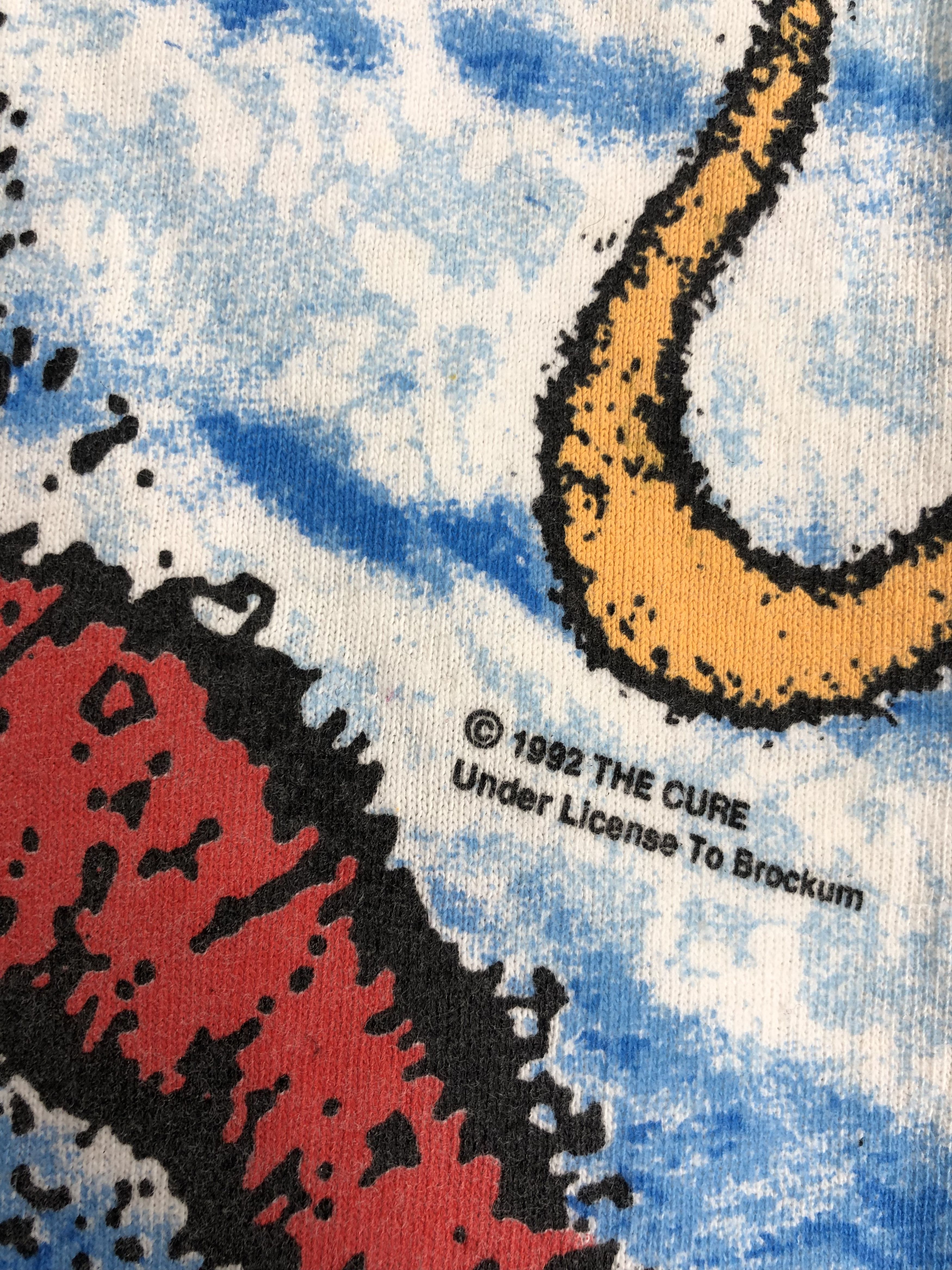 Band Tees Vintage 1992 The Cure (New Order Stone Roses Sonic Youth) Size US L / EU 52-54 / 3 - 7 Thumbnail