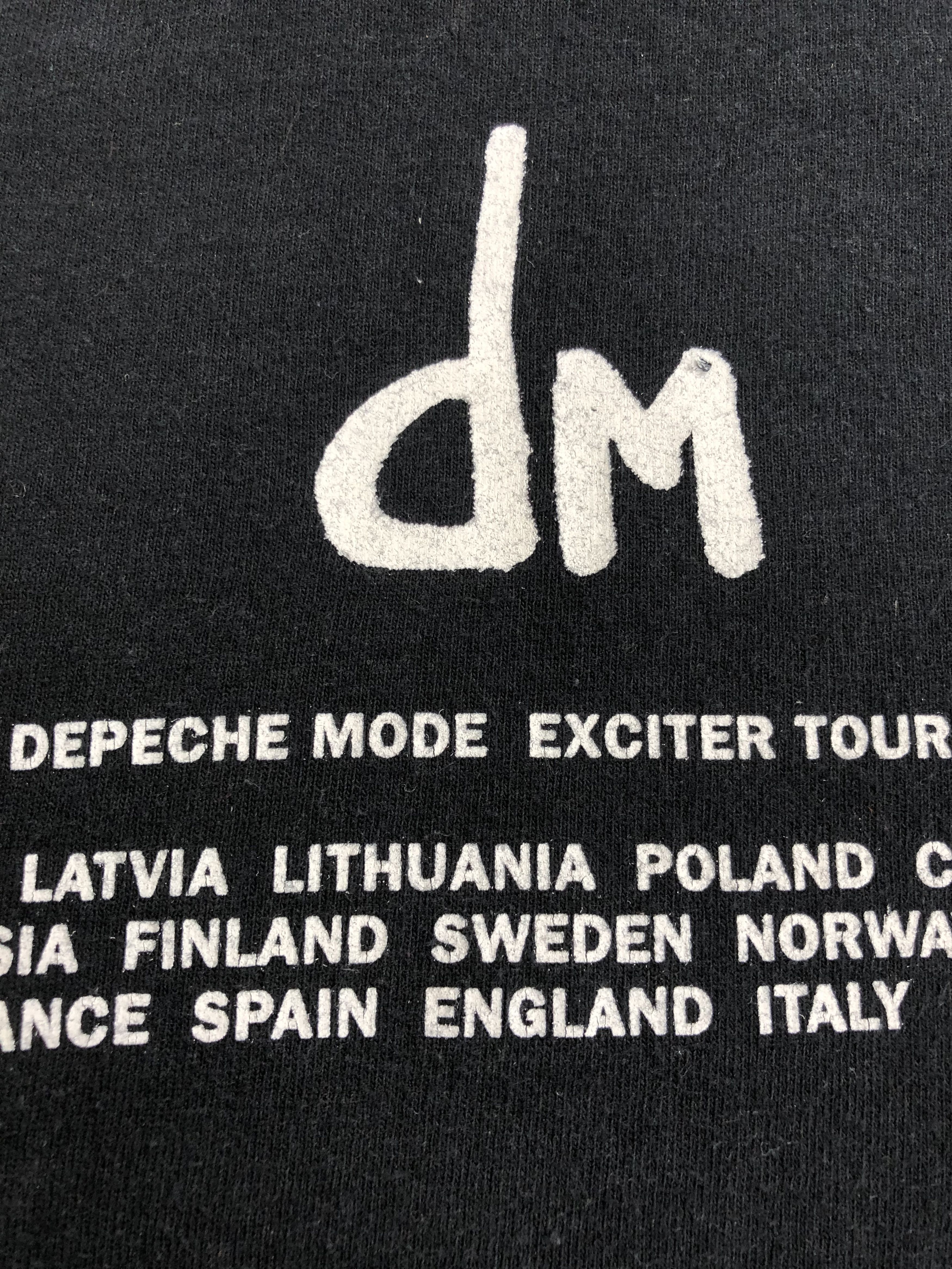 Band Tees Vintage 2001 Depeche Mode Exciter (Duran Duran New Order) Size US XL / EU 56 / 4 - 12 Thumbnail